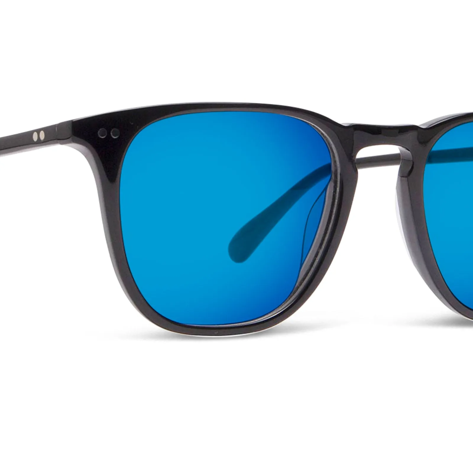 MAXWELL - BLACK + BLUE MIRROR SUNGLASSES sold by Diff Eyewear product image thumbnail 4