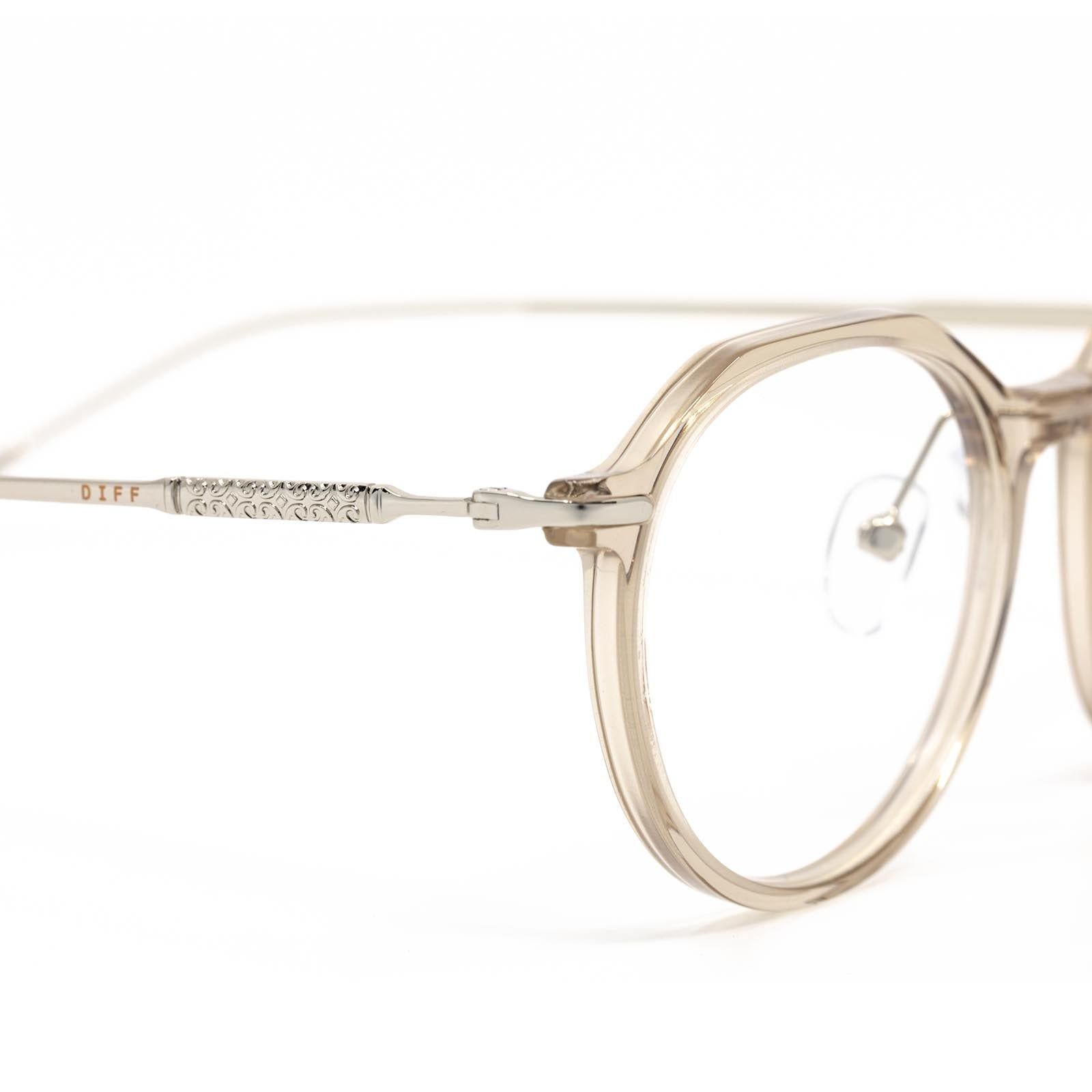 BENNETT - VINTAGE CRYSTAL + CLEAR GLASSES sold by Diff Eyewear product image thumbnail 4