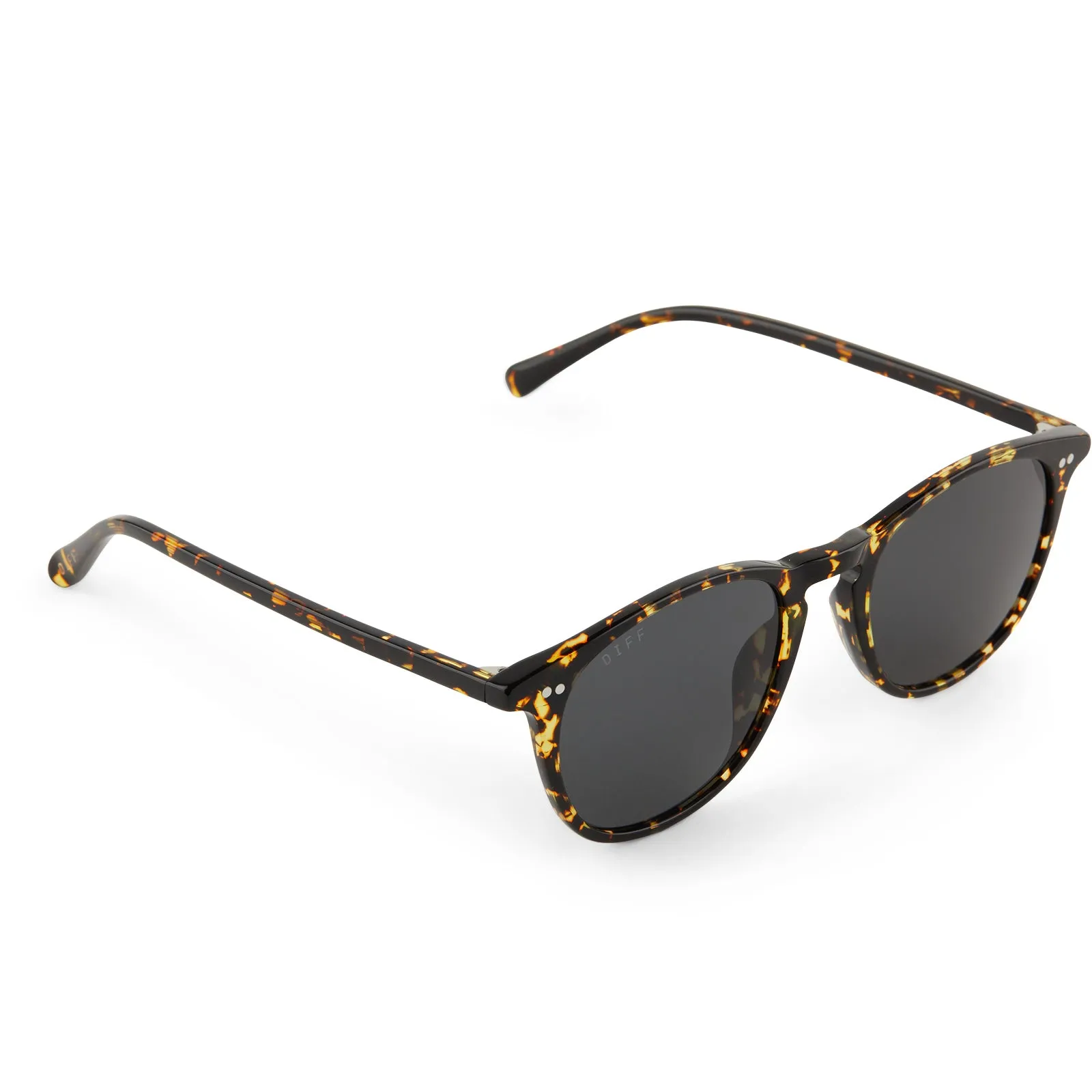 JAXSON XL - FIERY TORTOISE + GREY + POLARIZED SUNGLASSES sold by Diff Eyewear product image thumbnail 4