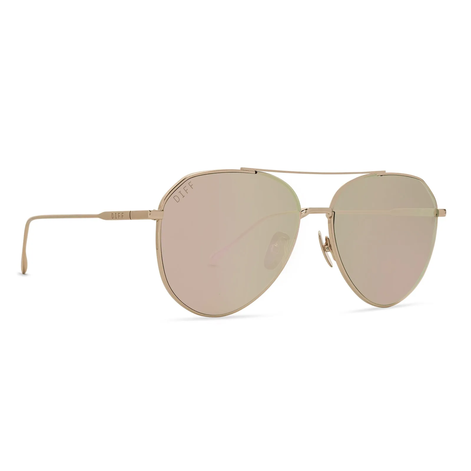 DASH - ROSE GOLD + CHERRY BLOSSOM MIRROR + POLARIZED SUNGLASSES sold by Diff Eyewear product image thumbnail 2