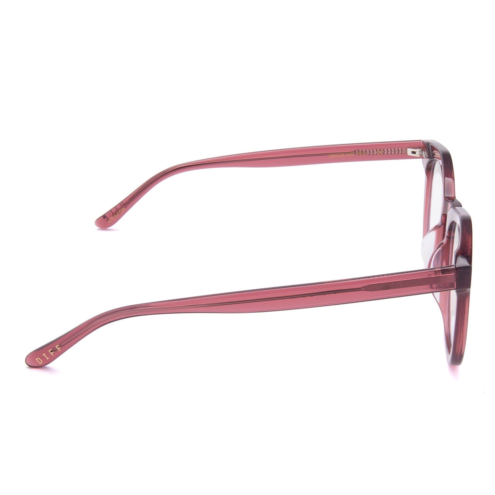 WESTON - MULBERRY + BLUE LIGHT TECHNOLOGY GLASSES sold by Diff Eyewear product image thumbnail 4