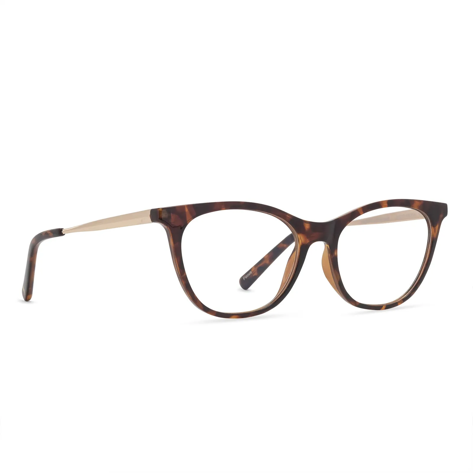 WOMEN'S HEALTH FOCUS - CARAMEL TORTOISE + CLEAR sold by Diff Eyewear product image thumbnail 2