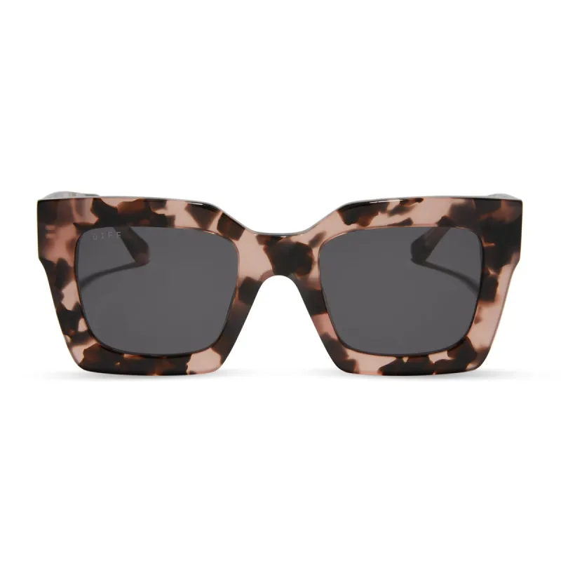 DANI - HIMALAYAN TORTOISE + GREY SUNGLASSES sold by Diff Eyewear
