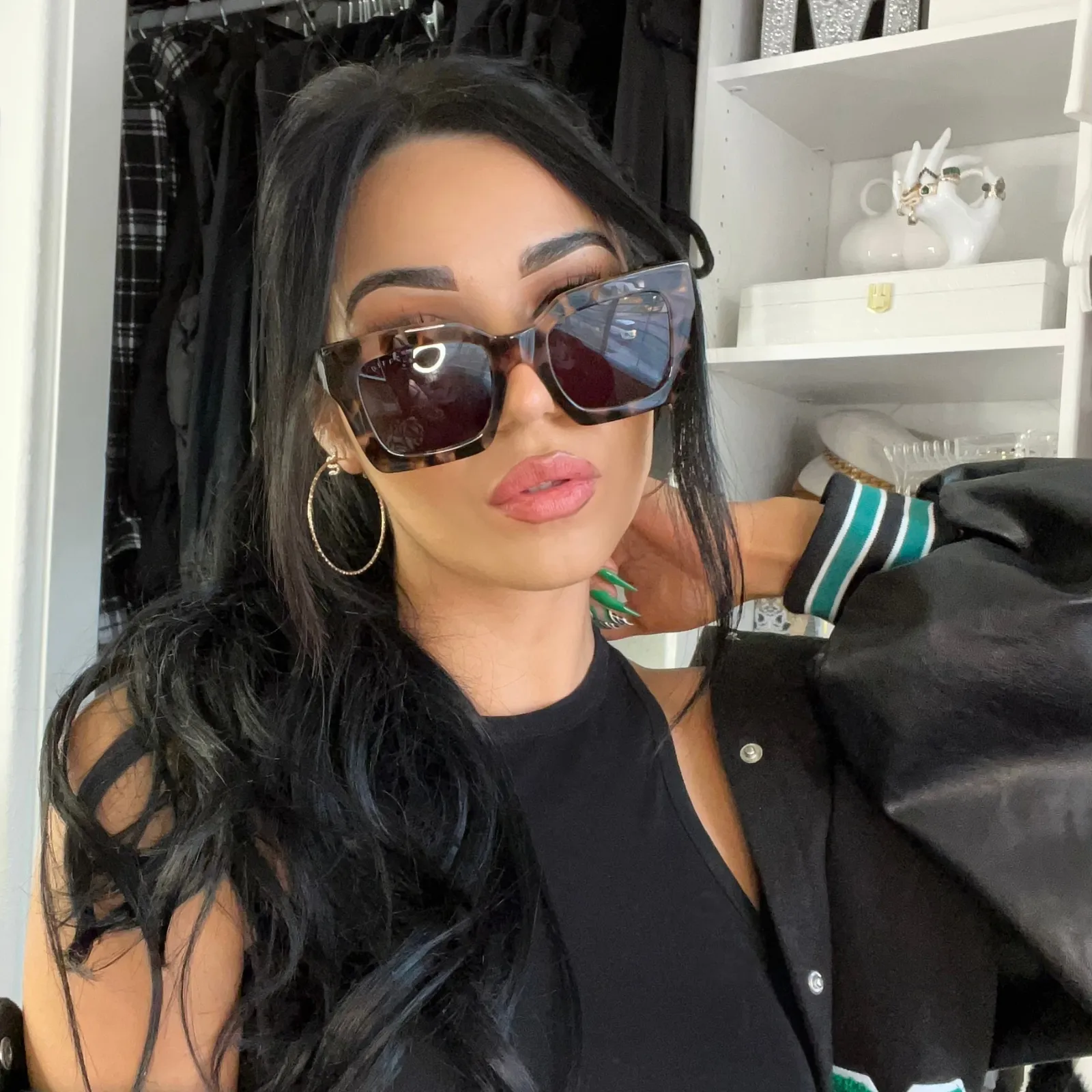 DANI - HIMALAYAN TORTOISE + GREY SUNGLASSES sold by Diff Eyewear product image thumbnail 5