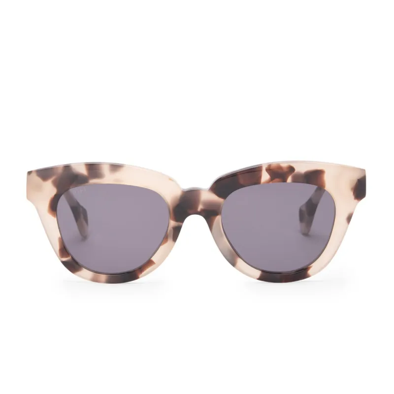JAGGER - CREAM TORTOISE + GREY SUNGLASSES sold by Diff Eyewear