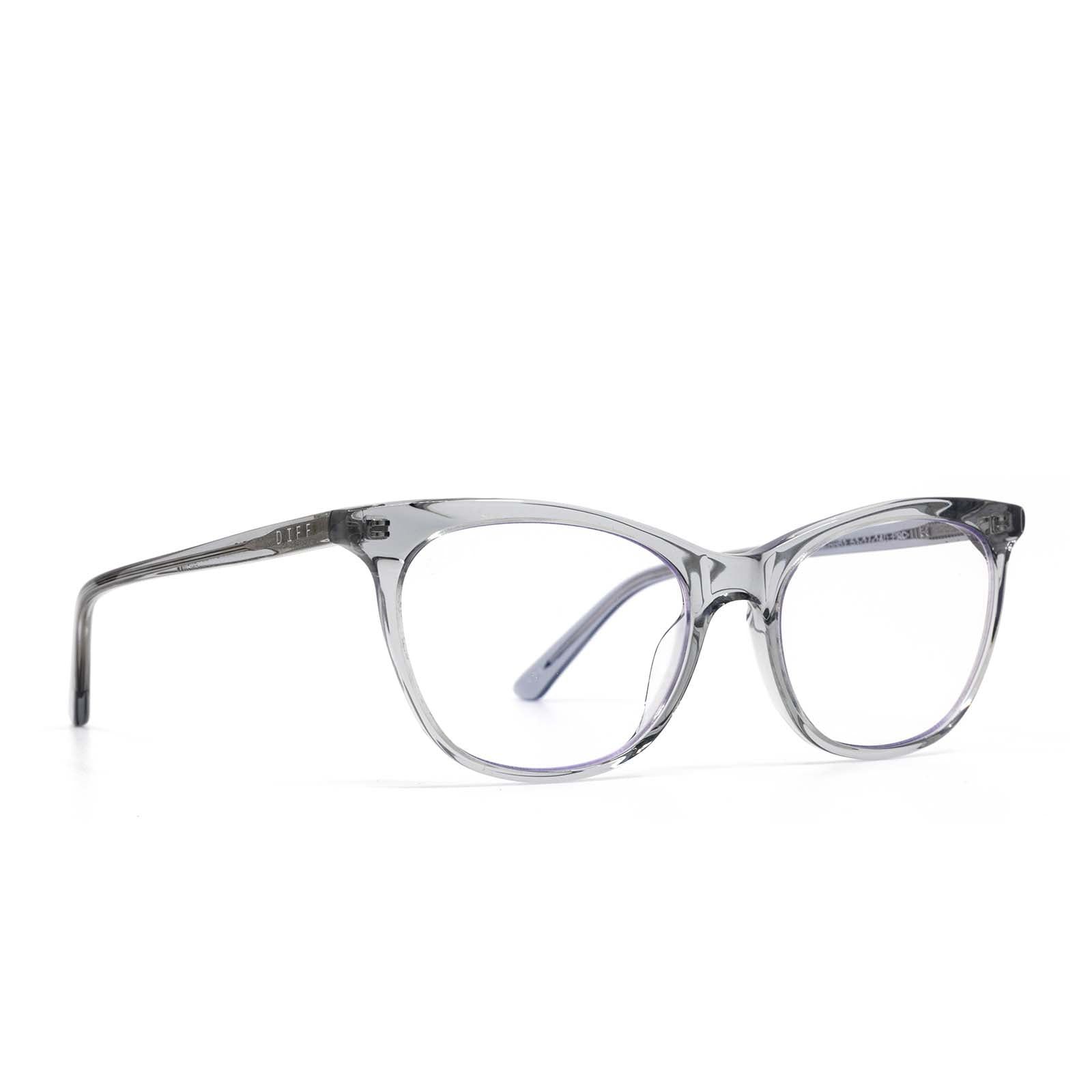 JADE - SMOKE CRYSTAL + BLUE LIGHT TECHNOLOGY GLASSES sold by Diff Eyewear product image thumbnail 2