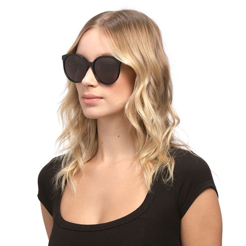 COSMO - BLACK + DARK SMOKE + POLARIZED SUNGLASSES sold by Diff Eyewear product image thumbnail 5