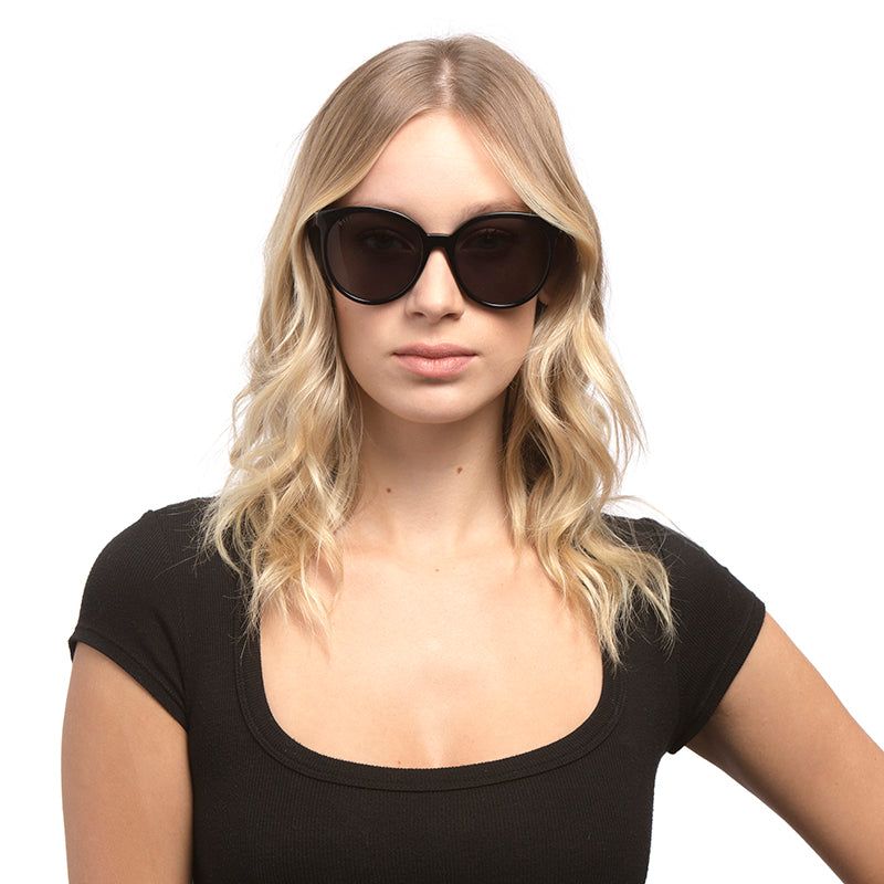 COSMO - BLACK + DARK SMOKE + POLARIZED SUNGLASSES sold by Diff Eyewear product image thumbnail 4