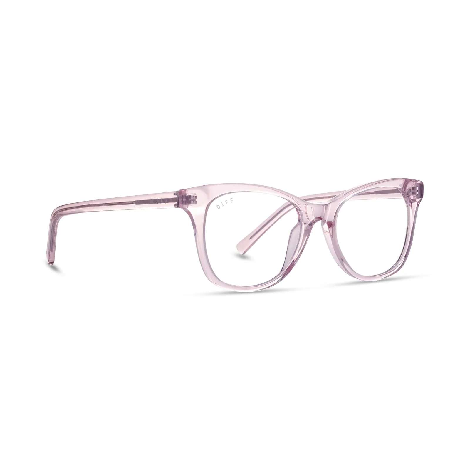 CARINA - LIGHT PINK CRYSTAL + PRESCRIPTION GLASSES sold by Diff Eyewear product image thumbnail 2