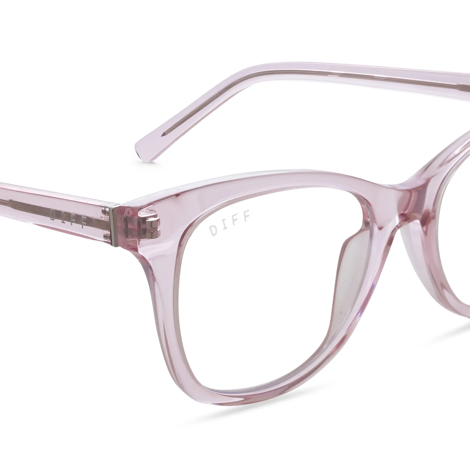 CARINA - LIGHT PINK CRYSTAL + PRESCRIPTION GLASSES sold by Diff Eyewear product image thumbnail 3