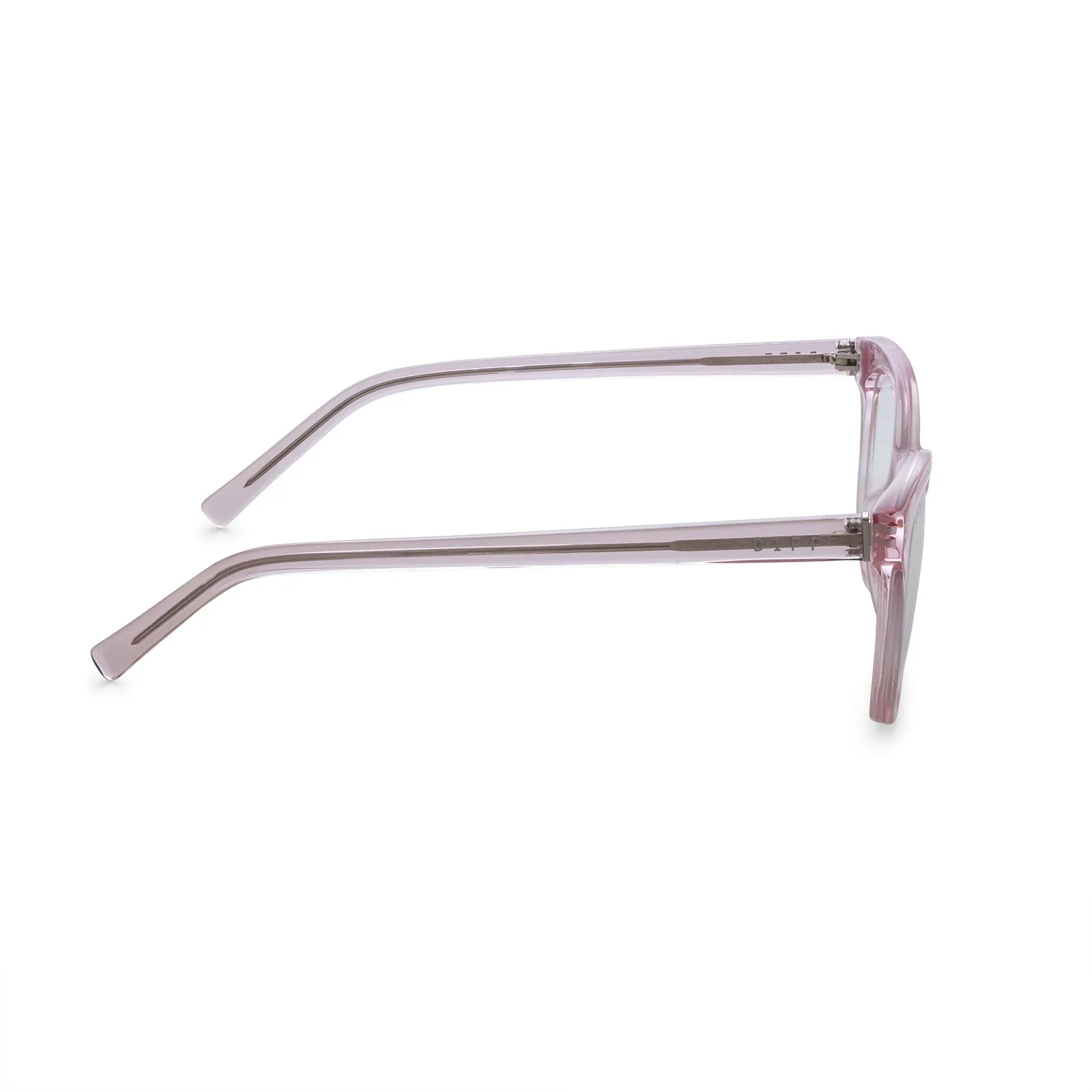 CARINA - LIGHT PINK CRYSTAL + PRESCRIPTION GLASSES sold by Diff Eyewear product image thumbnail 4