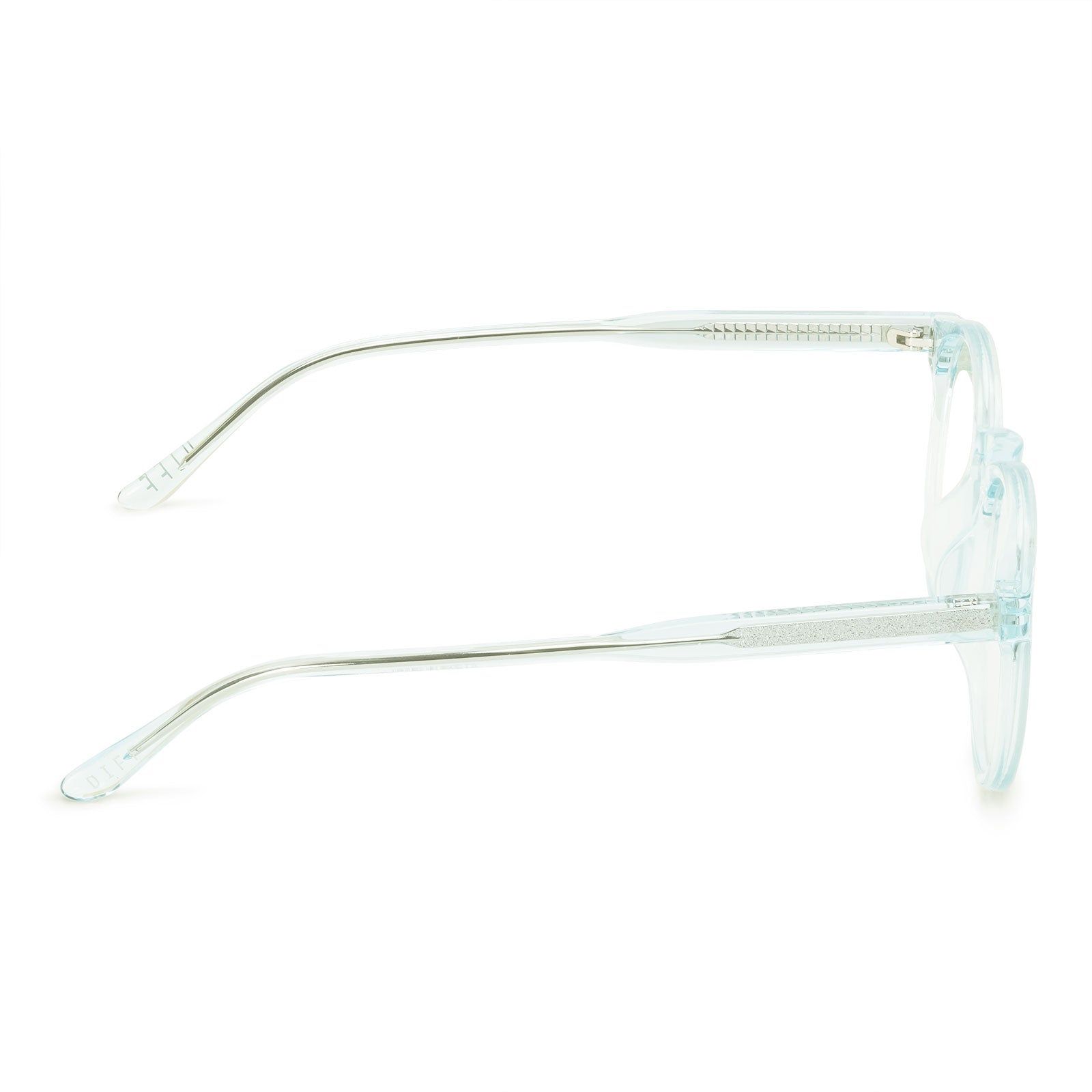 SAWYER - SOFT LAGOON CRYSTAL + CLEAR GLASSES sold by Diff Eyewear product image thumbnail 3