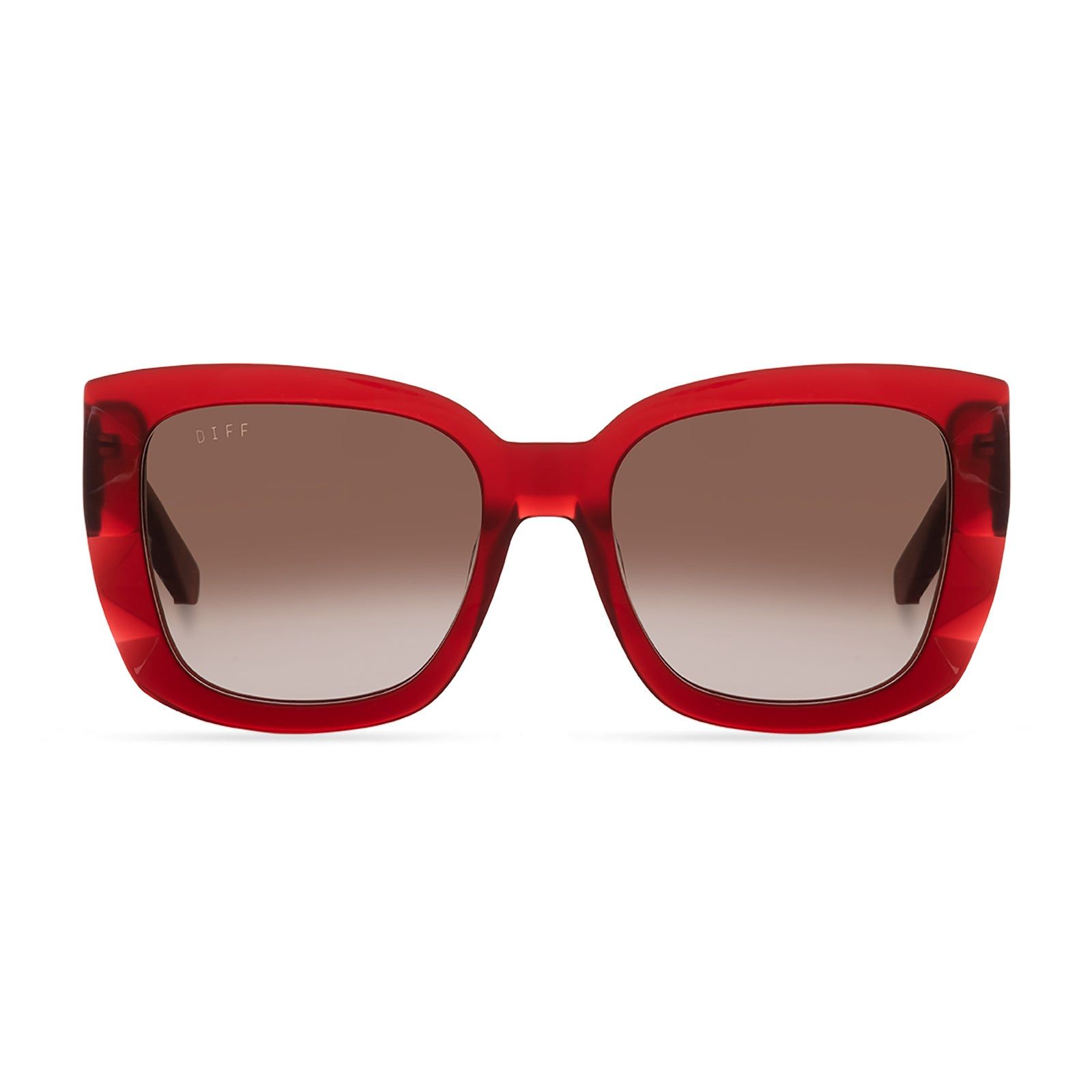 DANA - ROSEWOOD CRYSTAL + BROWN GRADIENT SUNGLASSES sold by Diff Eyewear