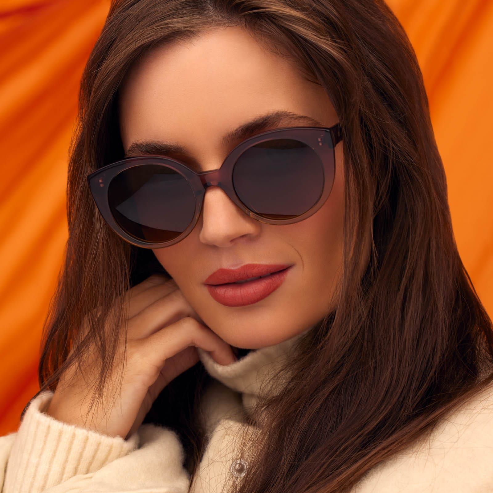EMMY - CLAYTON + BROWN GRADIENT POLARIZED SUNGLASSES sold by Diff Eyewear product image thumbnail 5