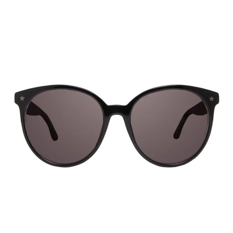 COSMO ARIES - BLACK SILVER GLITTER + SMOKE SUNGLASSES sold by Diff Eyewear