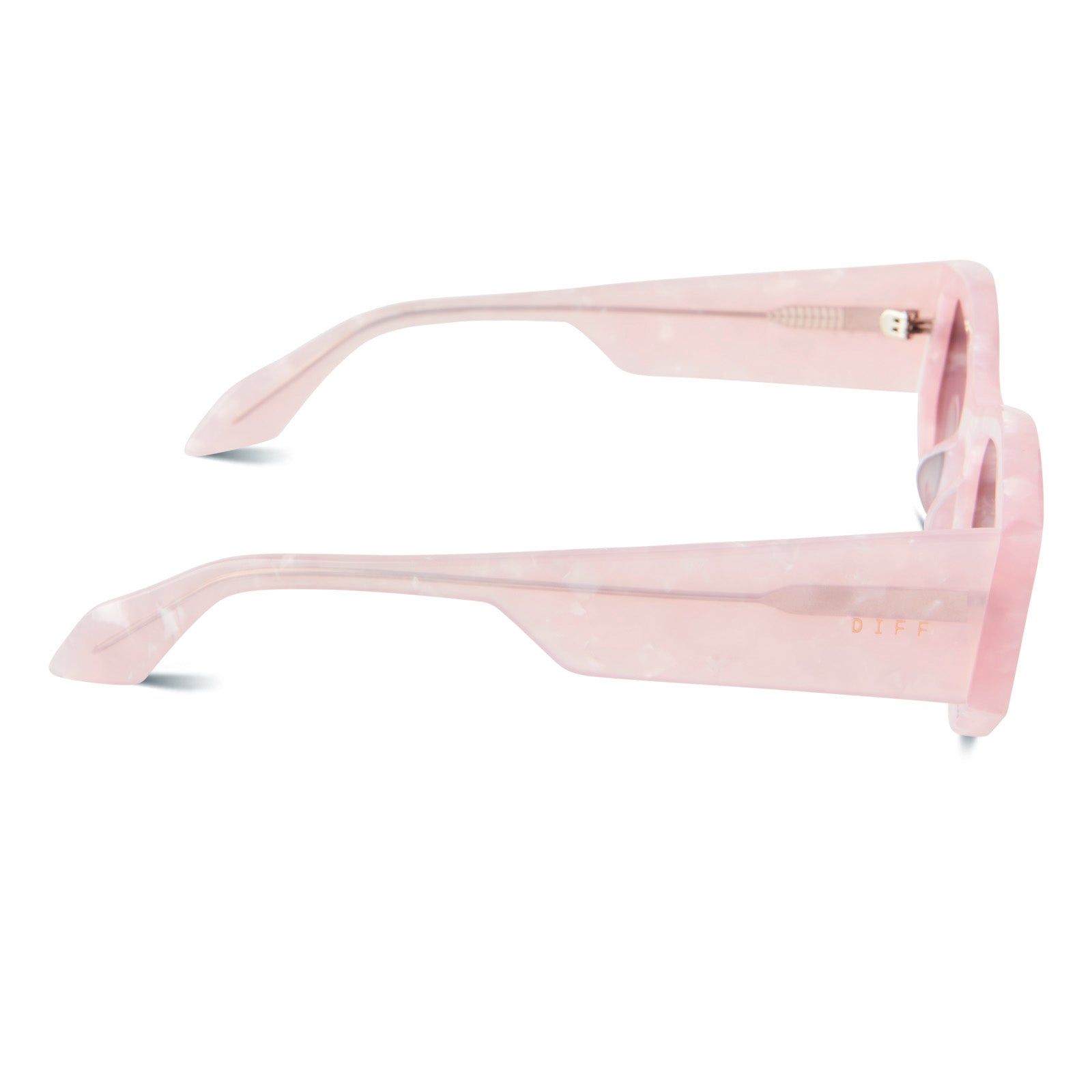 ZOE - GEO PINK + WINE GRADIENT SUNGLASSES sold by Diff Eyewear product image thumbnail 3