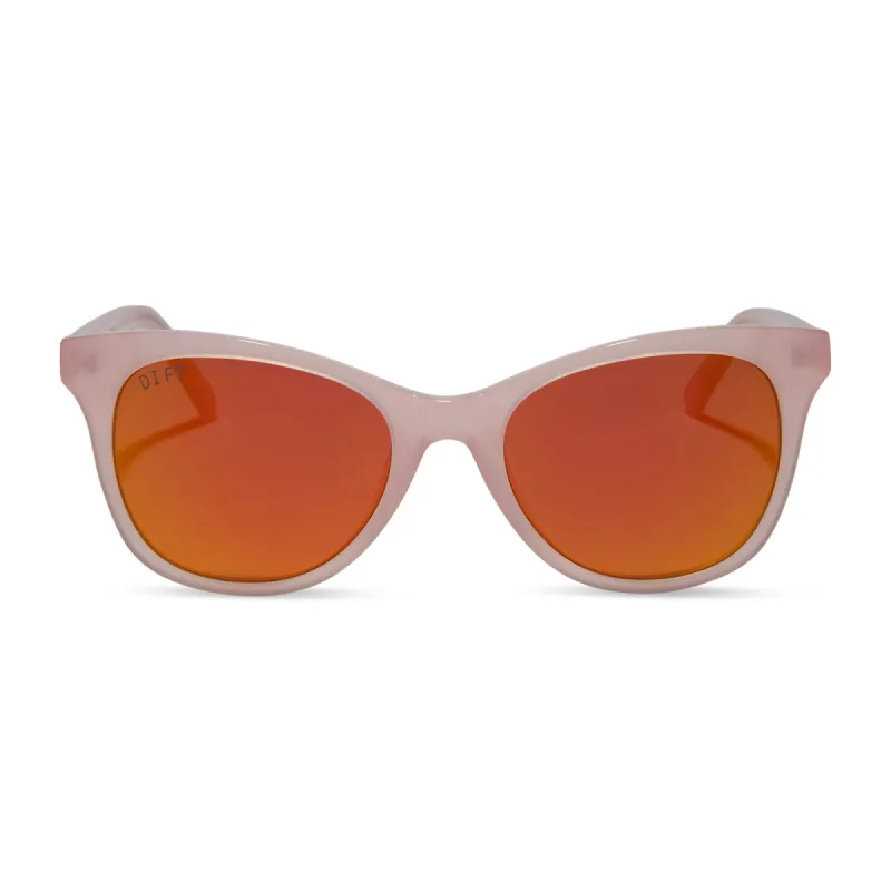 CARINA - COQUILLE + SUNSET MIRROR SUNGLASSES sold by Diff Eyewear