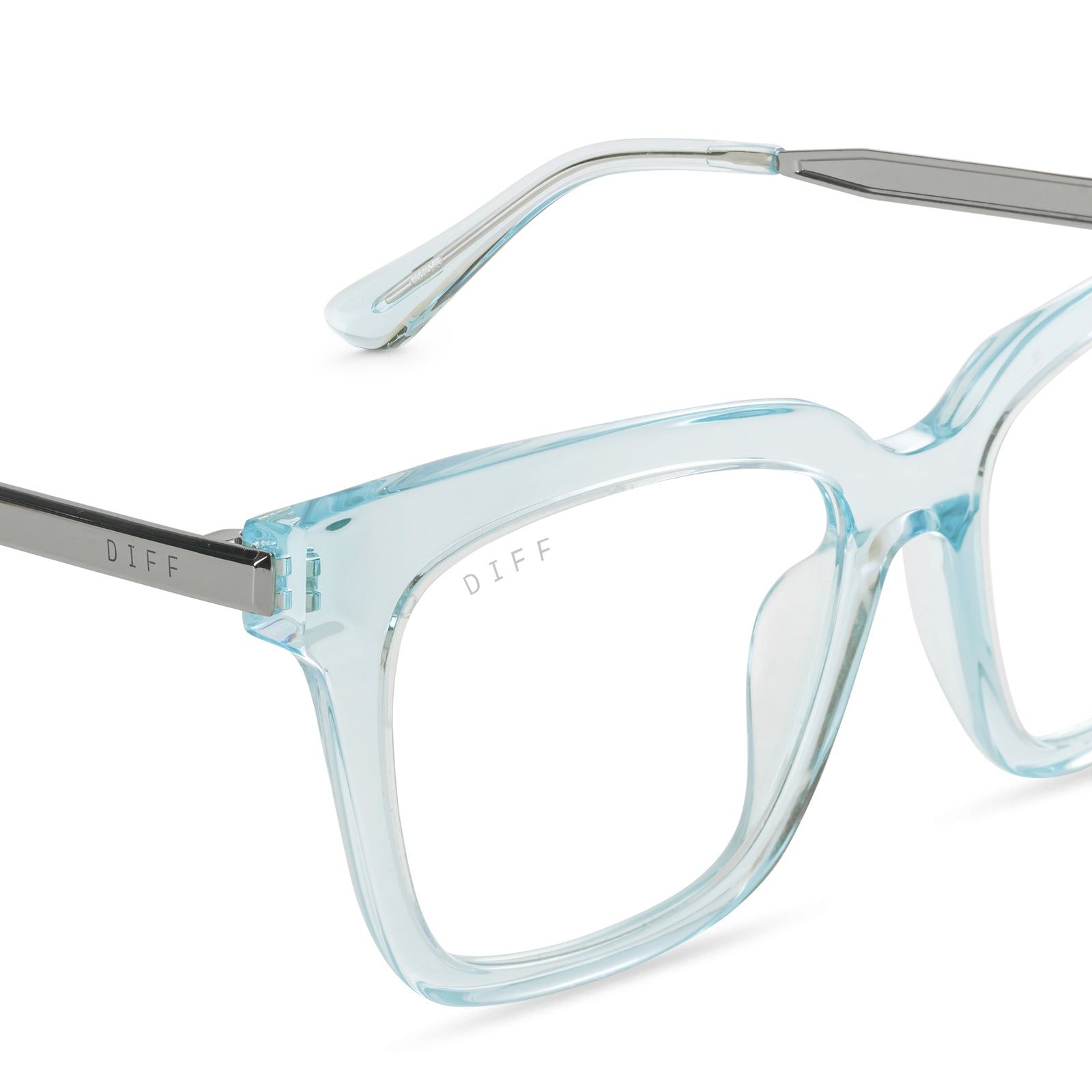 BELLA - AQUA SEA CRYSTAL + BLUE LIGHT TECHNOLOGY GLASSES sold by Diff Eyewear product image thumbnail 3