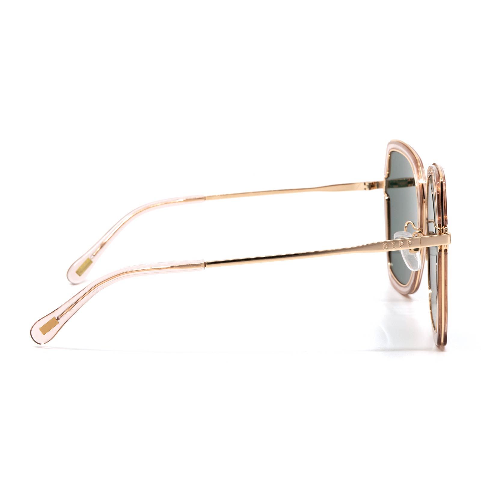 DAKOTA - ROSE GOLD WITH ROSE CRYSTAL + G15 SUNGLASSES sold by Diff Eyewear product image thumbnail 3