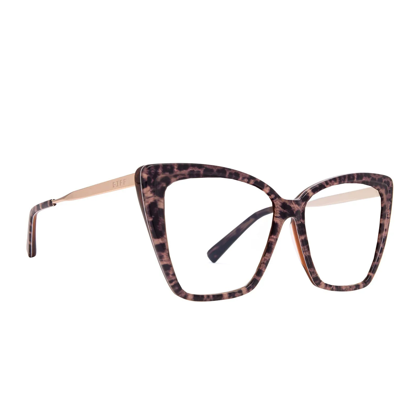 BECKY II - LEOPARD TORTOISE + GLASSES sold by Diff Eyewear product image thumbnail 2