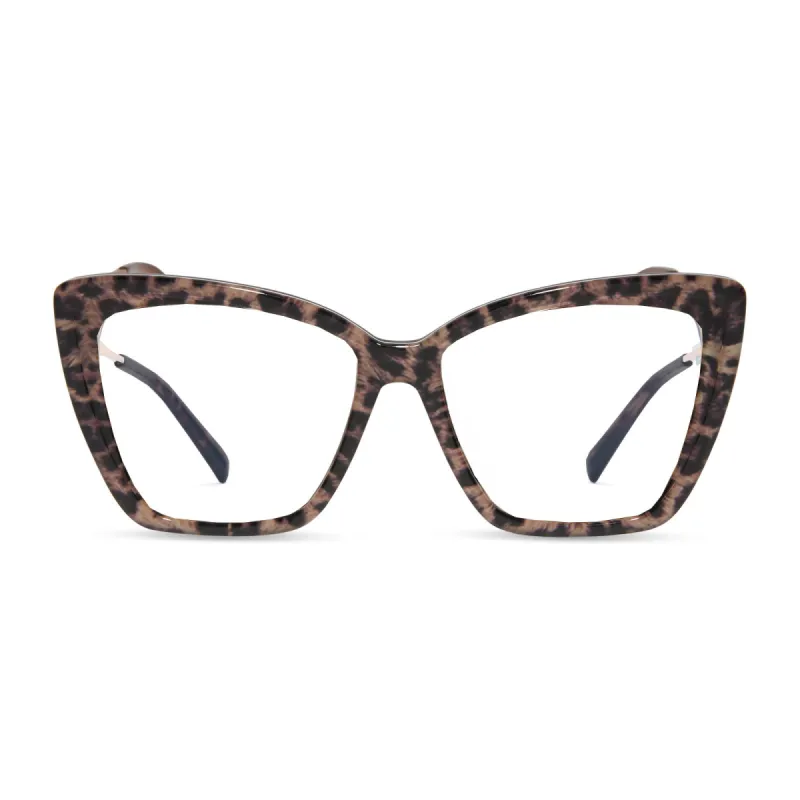 BECKY II - LEOPARD TORTOISE + GLASSES sold by Diff Eyewear