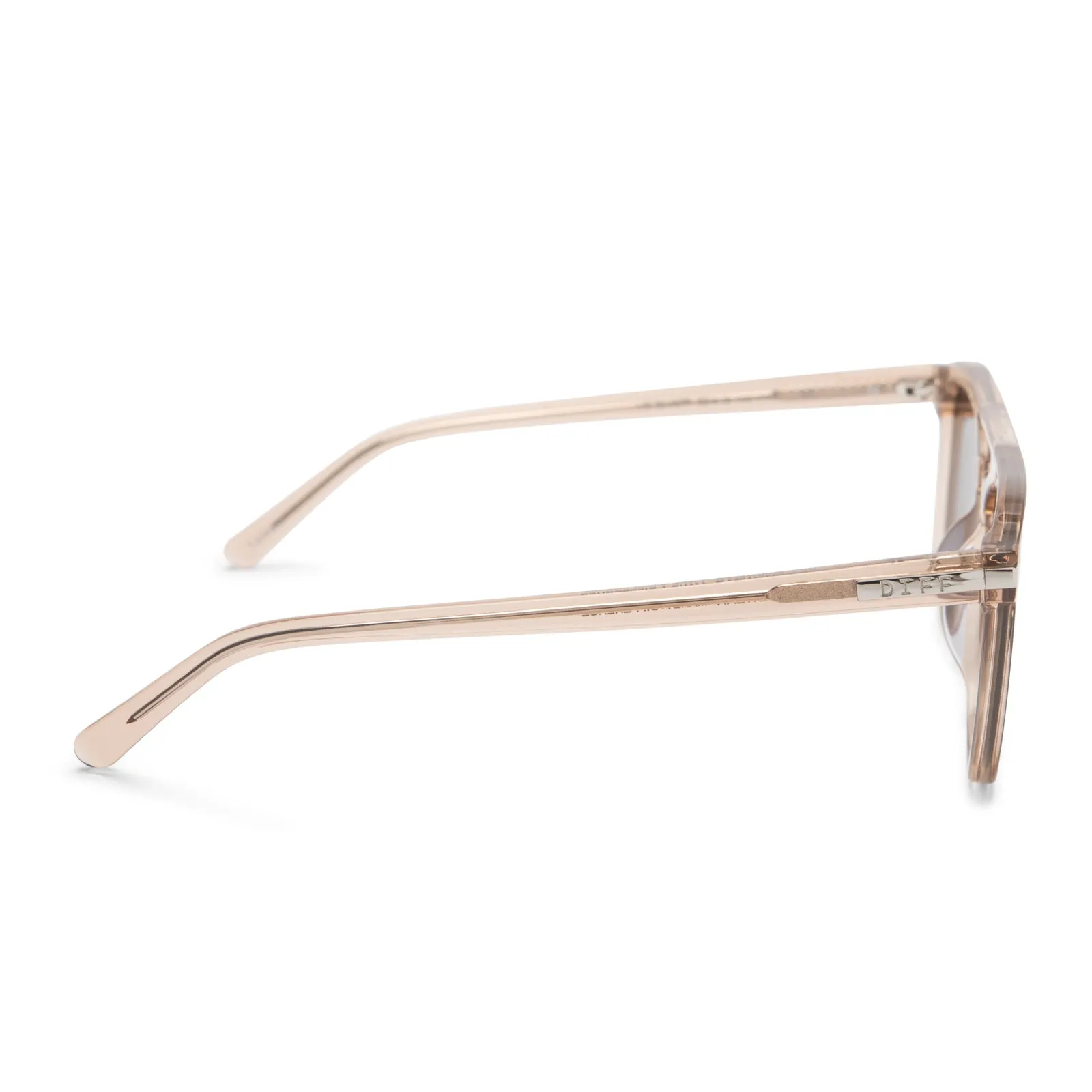 TANNER - VINTAGE CRYSTAL + BROWN POLARIZED SUNGLASSES | Parallel display picture 2