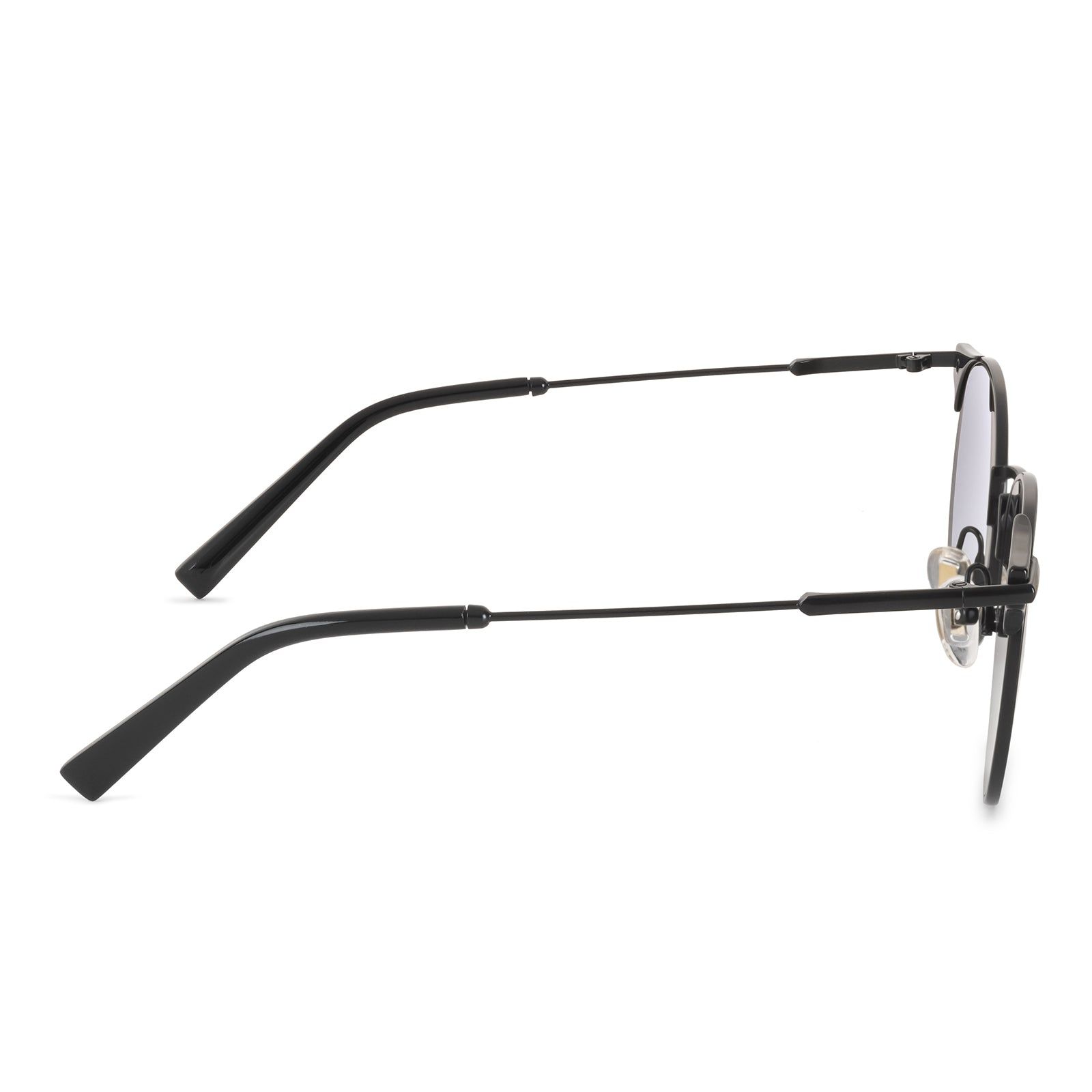 SUMMIT - MATTE BLACK + BLUE GRADIENT FLASH POLARIZED SUNGLASSES sold by Diff Eyewear product image thumbnail 4