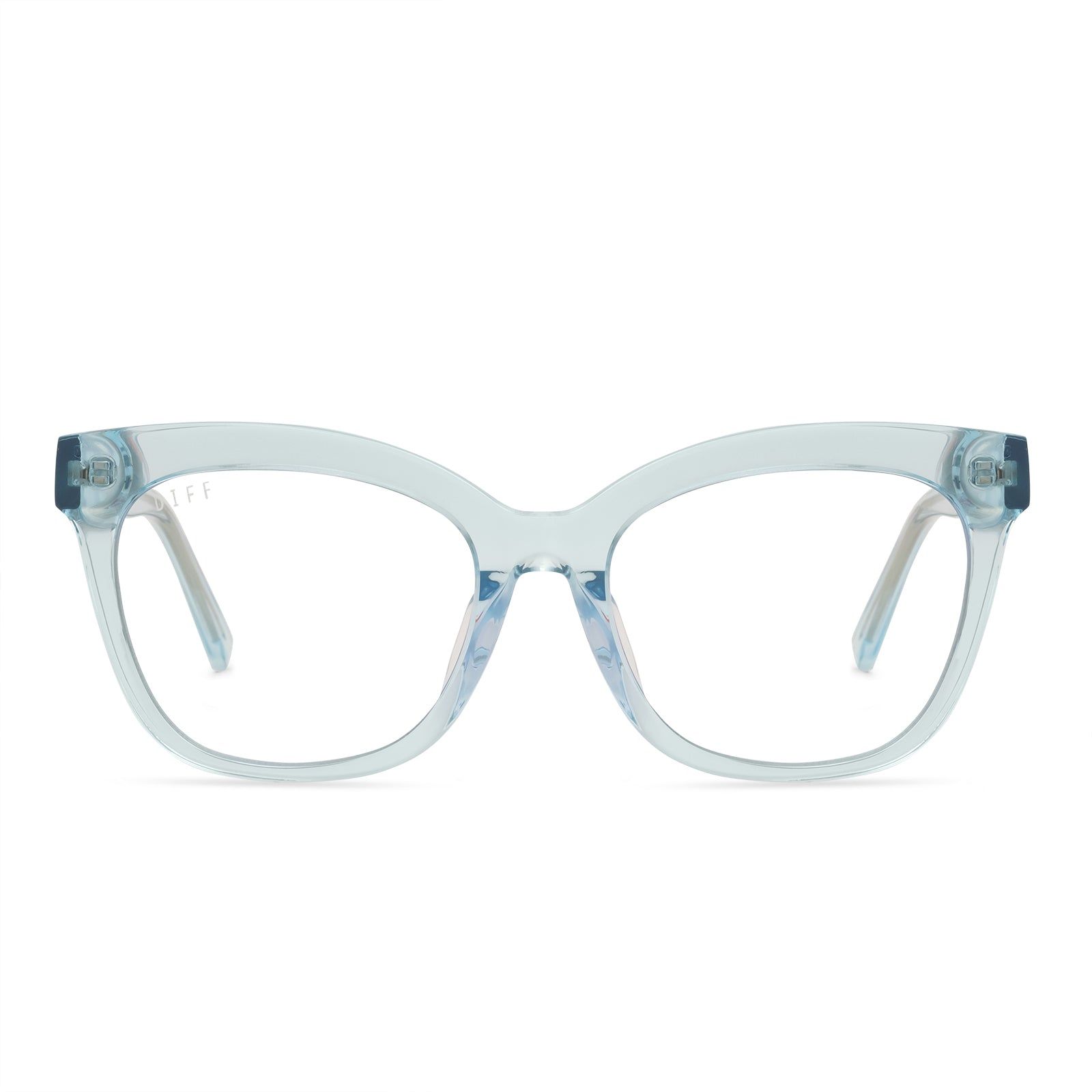 WINSTON - AQUA SEA CRYSTAL + BLUE LIGHT TECHNOLOGY GLASSES sold by Diff Eyewear