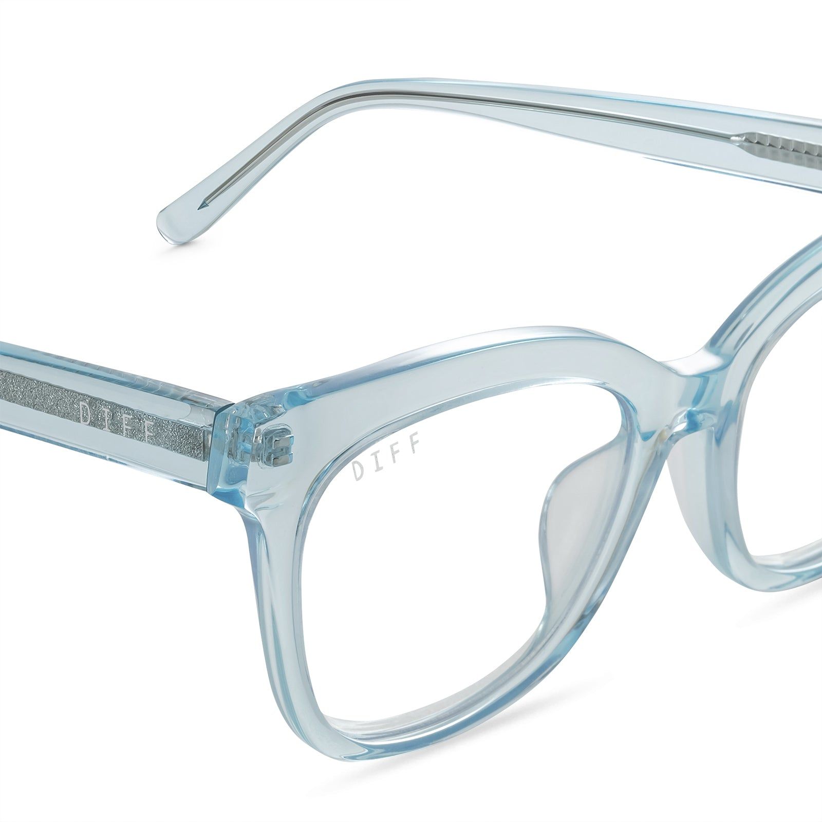 WINSTON - AQUA SEA CRYSTAL + BLUE LIGHT TECHNOLOGY GLASSES sold by Diff Eyewear product image thumbnail 3