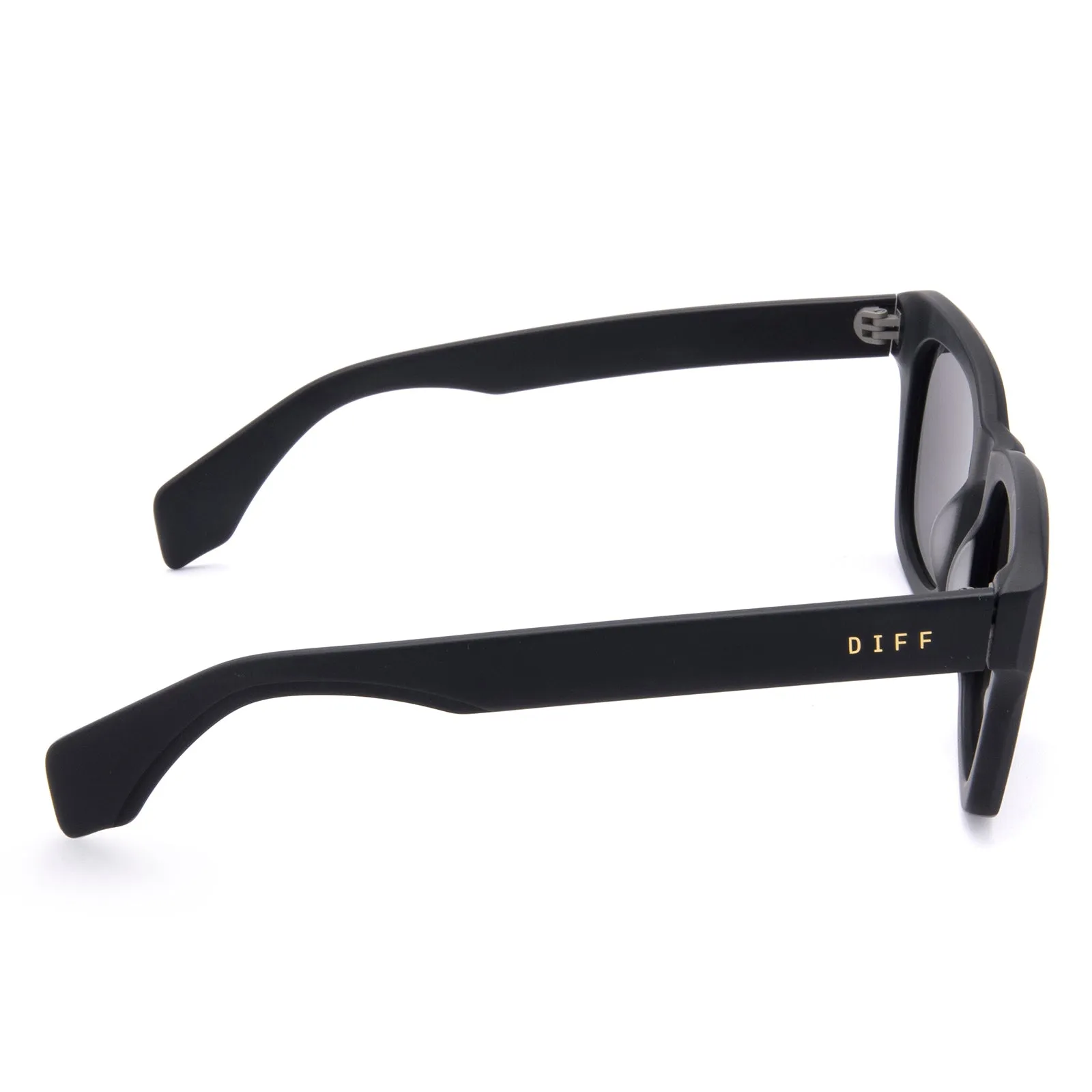 DEAN - MATTE BLACK + GREY POLARIZED SUNGLASSES sold by Diff Eyewear product image thumbnail 4