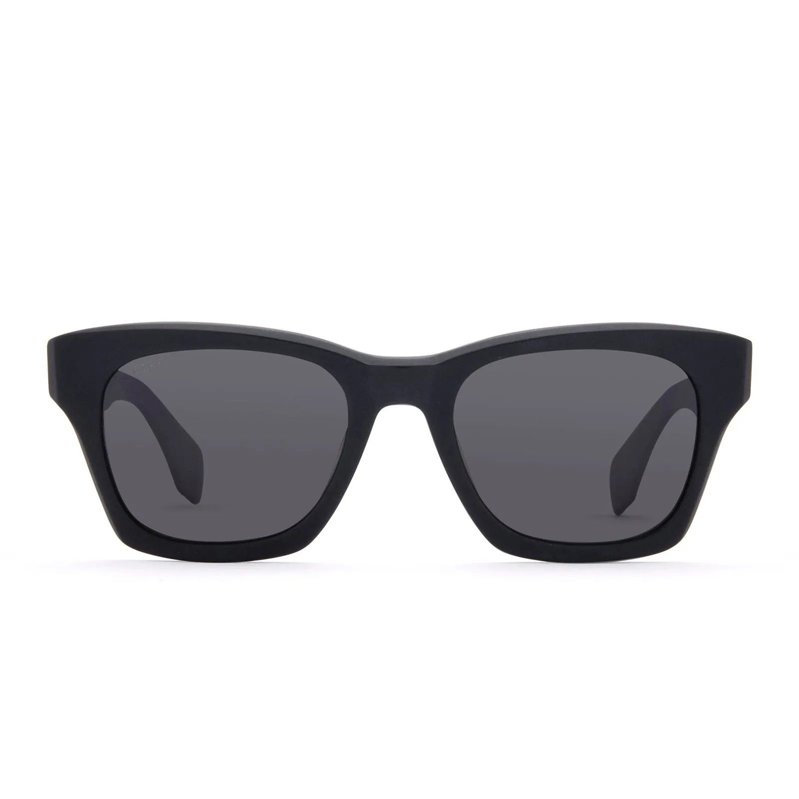 DEAN - MATTE BLACK + GREY POLARIZED SUNGLASSES sold by Diff Eyewear