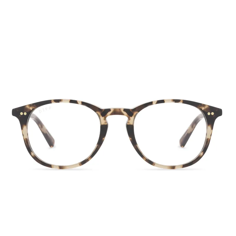 JAXSON - ESPRESSO TORTOISE + PRESCRIPTION GLASSES sold by Diff Eyewear