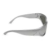 SIDE OUT - SILVER + SILVER MIRROR + POLARIZED SUNGLASSES sold by Diff Eyewear