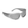 SIDE OUT - SILVER + SILVER MIRROR + POLARIZED SUNGLASSES sold by Diff Eyewear