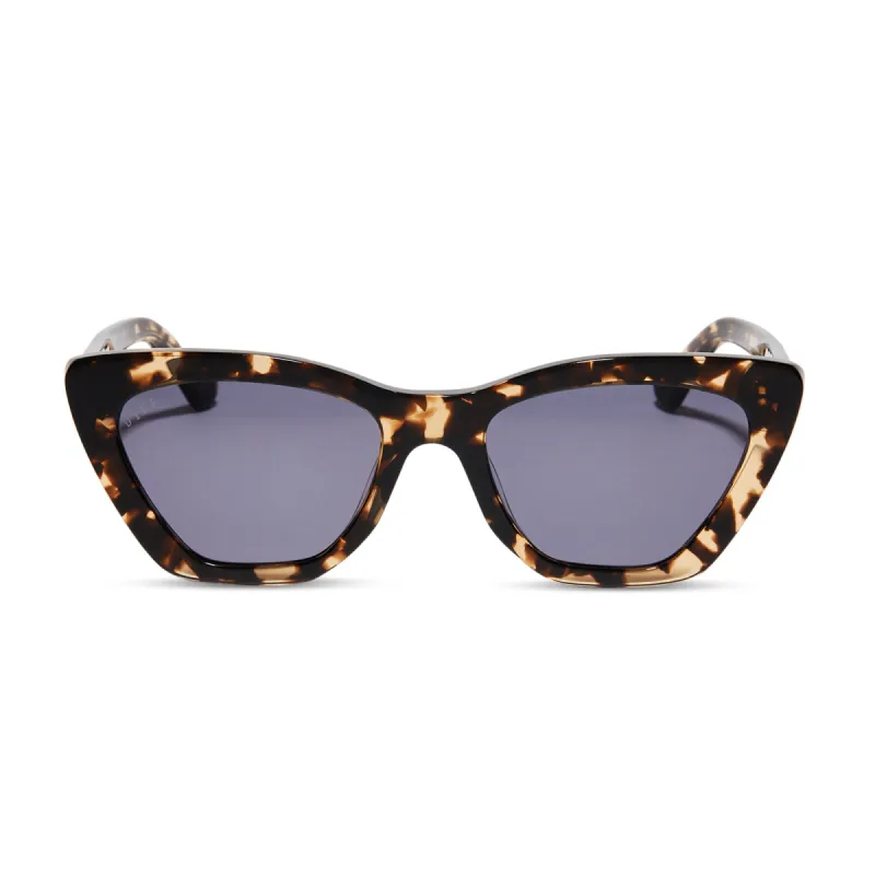 CAMILA - ESPRESSO TORTOISE + GREY SUNGLASSES sold by Diff Eyewear