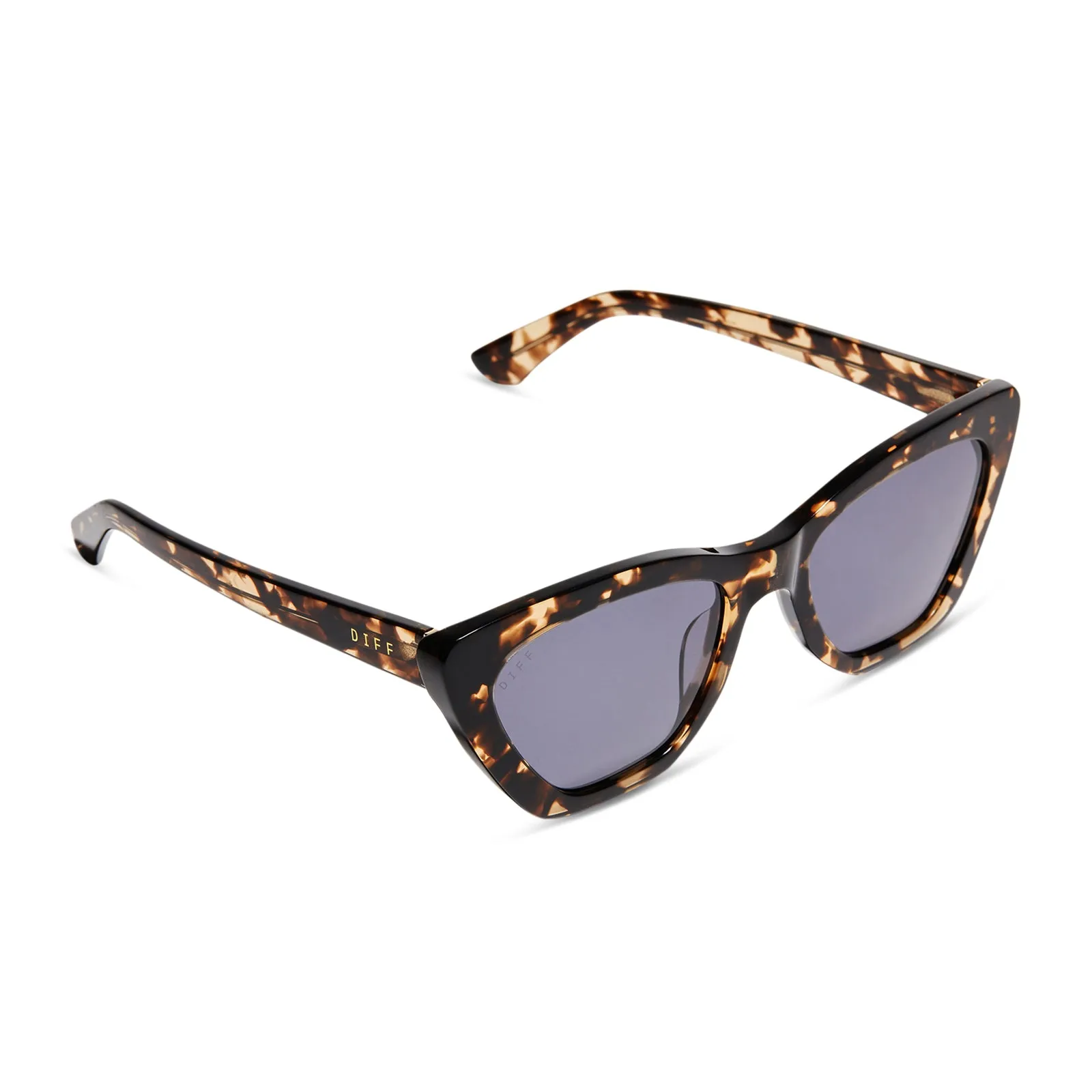 CAMILA - ESPRESSO TORTOISE + GREY SUNGLASSES sold by Diff Eyewear product image thumbnail 4