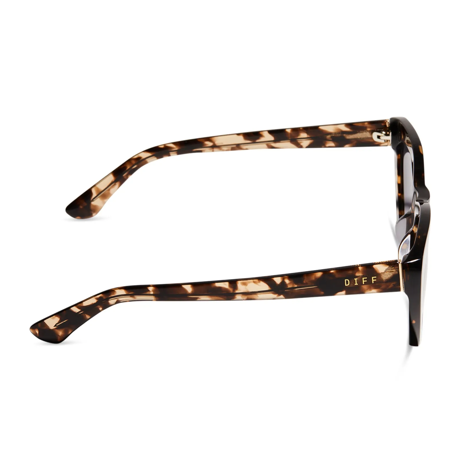 CAMILA - ESPRESSO TORTOISE + GREY SUNGLASSES sold by Diff Eyewear product image thumbnail 3