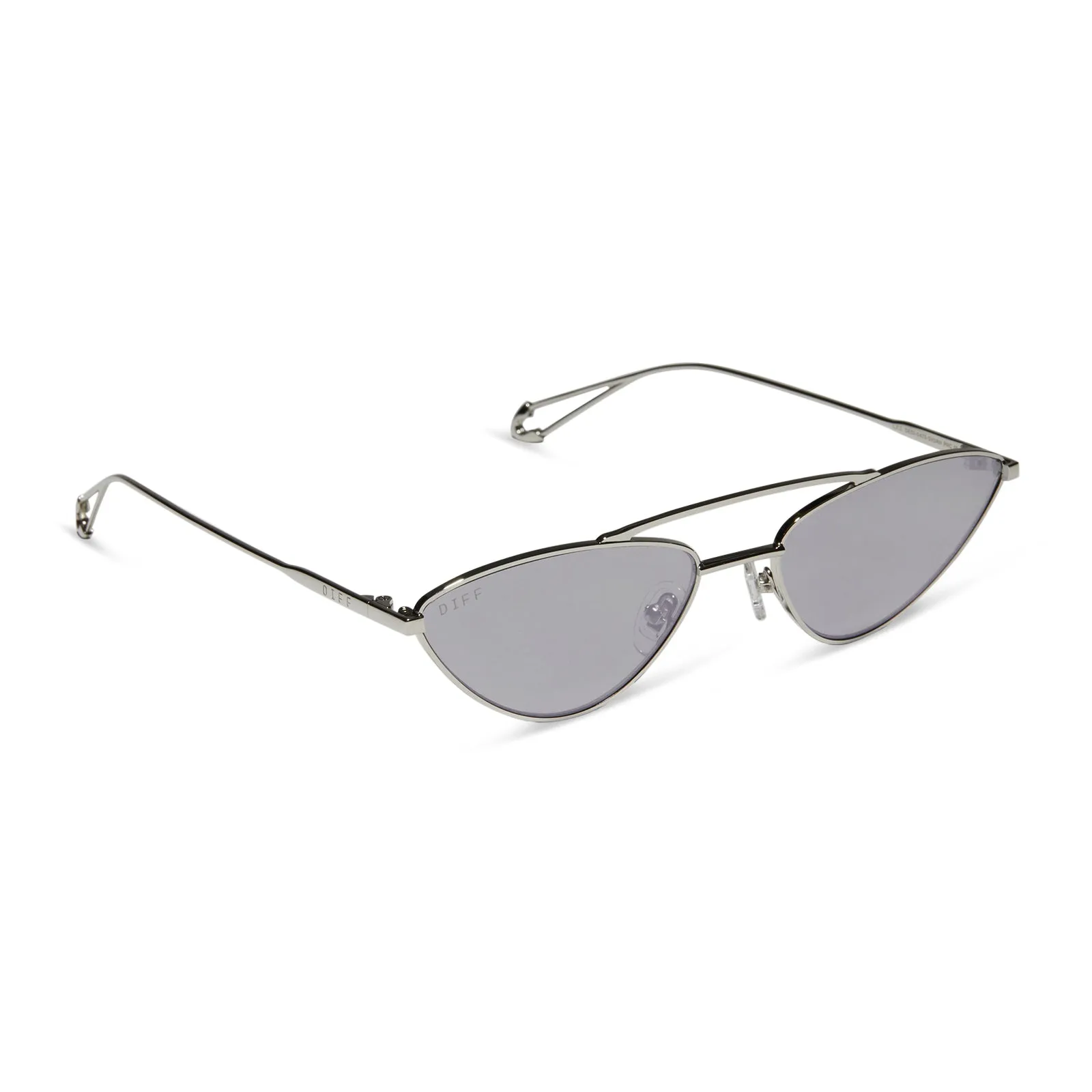ADRIENNE BAILON - L.E.S. + SILVER + CHROME MIRROR SUNGLASSES sold by Diff Eyewear product image thumbnail 2