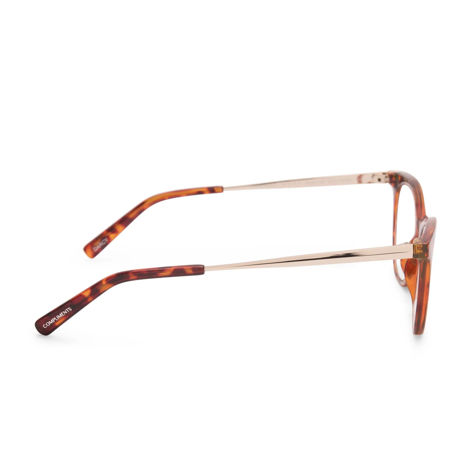 DARCY - AMBER TORTOISE + BLUE LIGHT TECHNOLOGY GLASSES sold by Diff Eyewear product image thumbnail 3