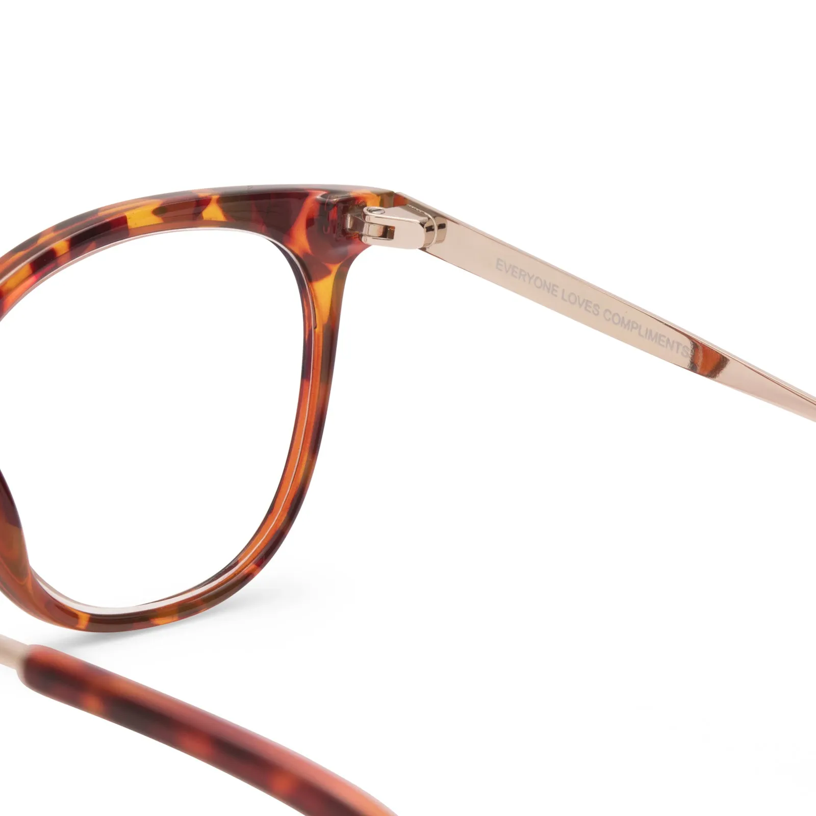DARCY - AMBER TORTOISE + BLUE LIGHT TECHNOLOGY GLASSES sold by Diff Eyewear product image thumbnail 5