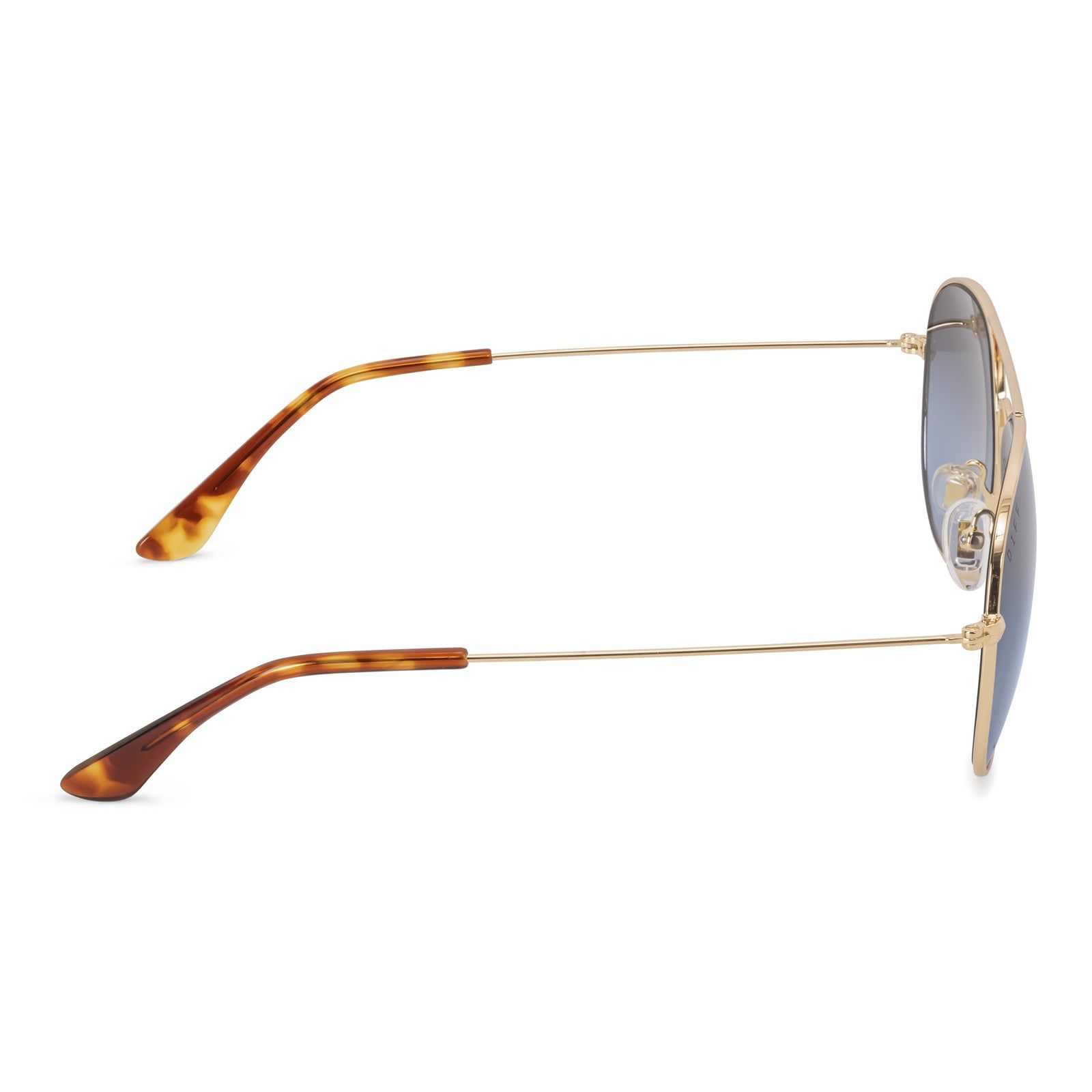 CRUZ - GOLD + BLUE GRADIENT SUNGLASSES sold by Diff Eyewear product image thumbnail 4