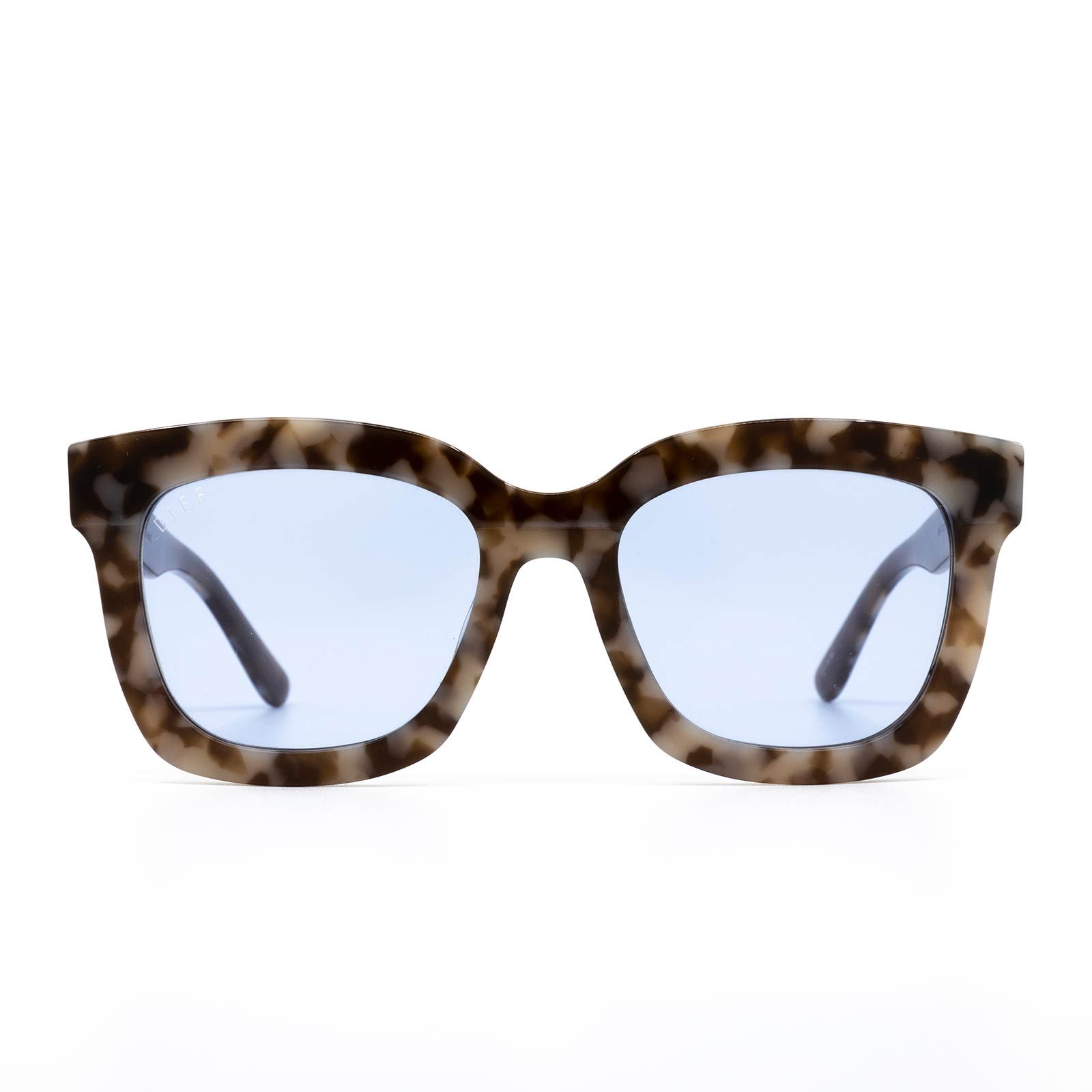 CARSON - MOCHA TORTOISE + CORNFLOWER SUNGLASSES sold by Diff Eyewear