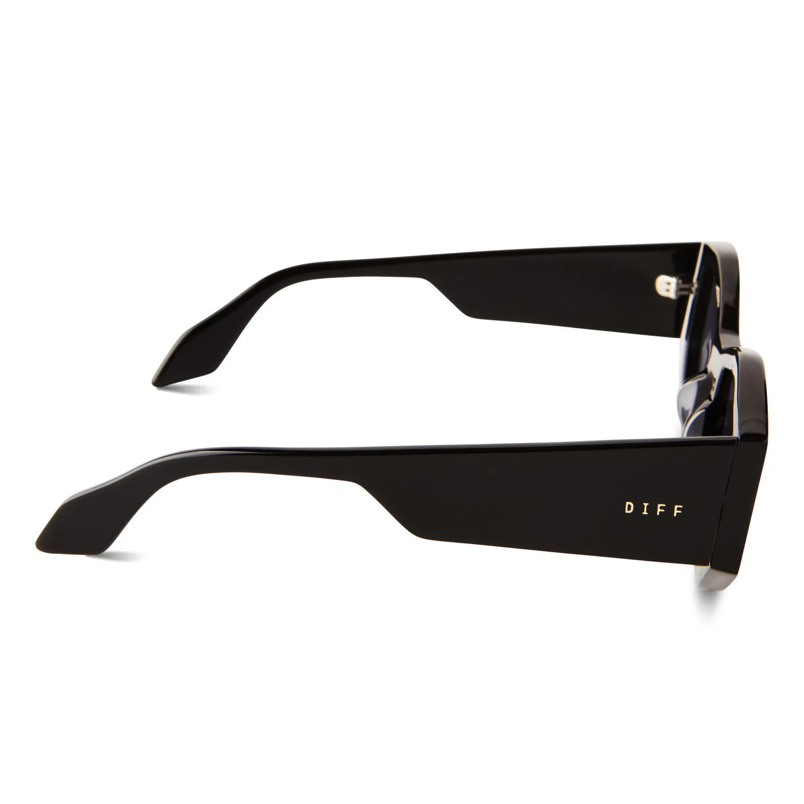 ZOE - BLACK + GREY POLARIZED SUNGLASSES sold by Diff Eyewear product image thumbnail 3