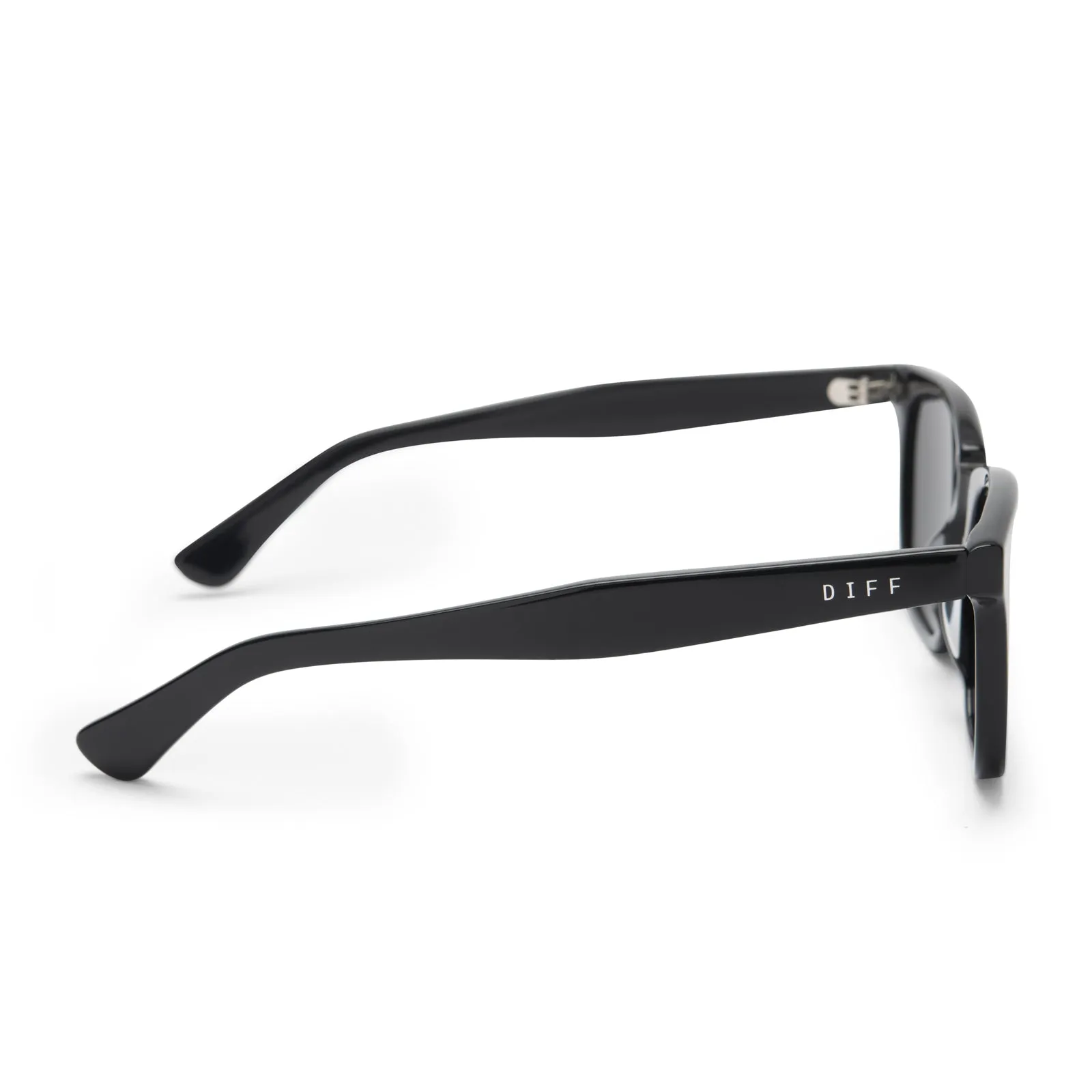COLTON - BLACK + GREY POLARIZED SUNGLASSES sold by Diff Eyewear product image thumbnail 4