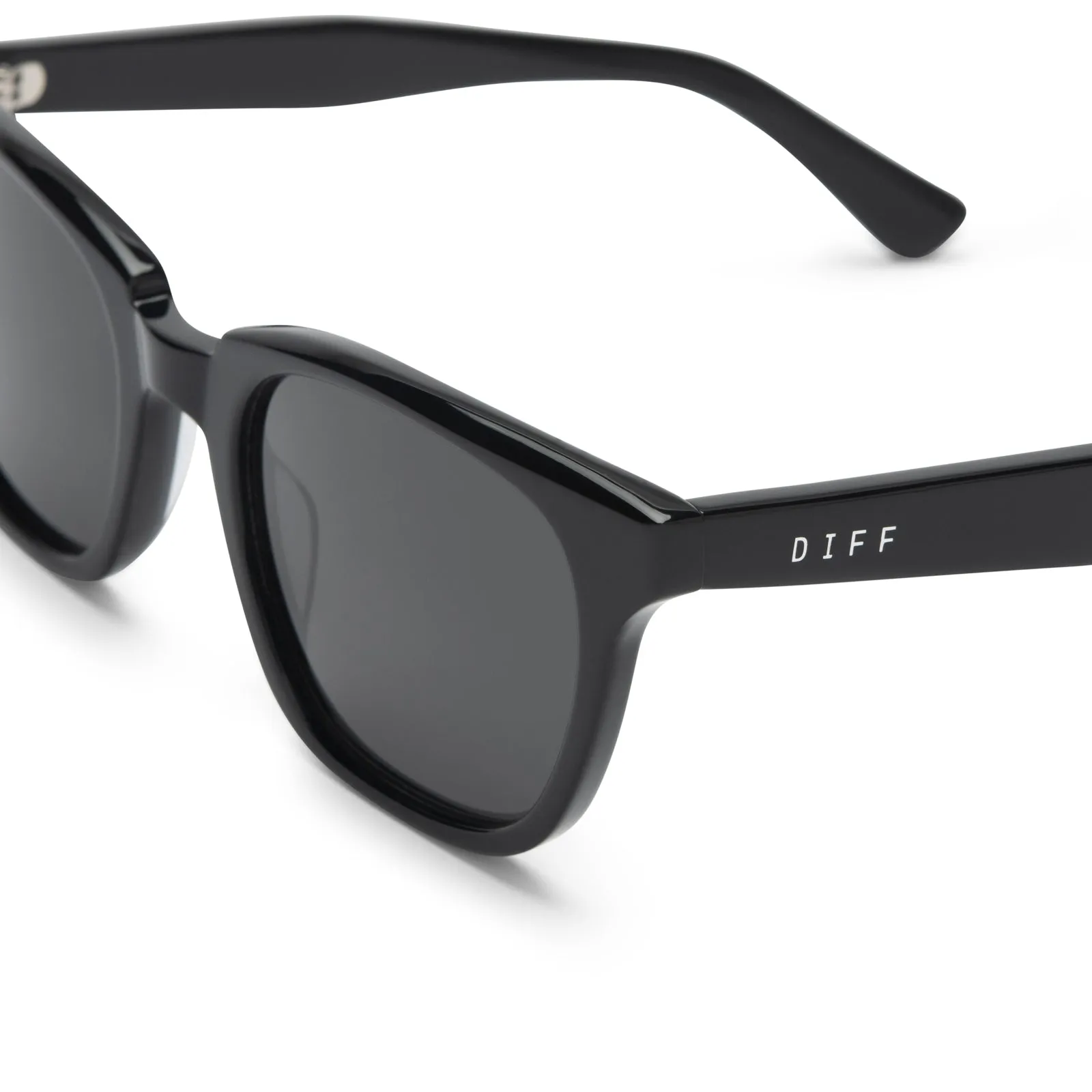 COLTON - BLACK + GREY POLARIZED SUNGLASSES sold by Diff Eyewear product image thumbnail 3