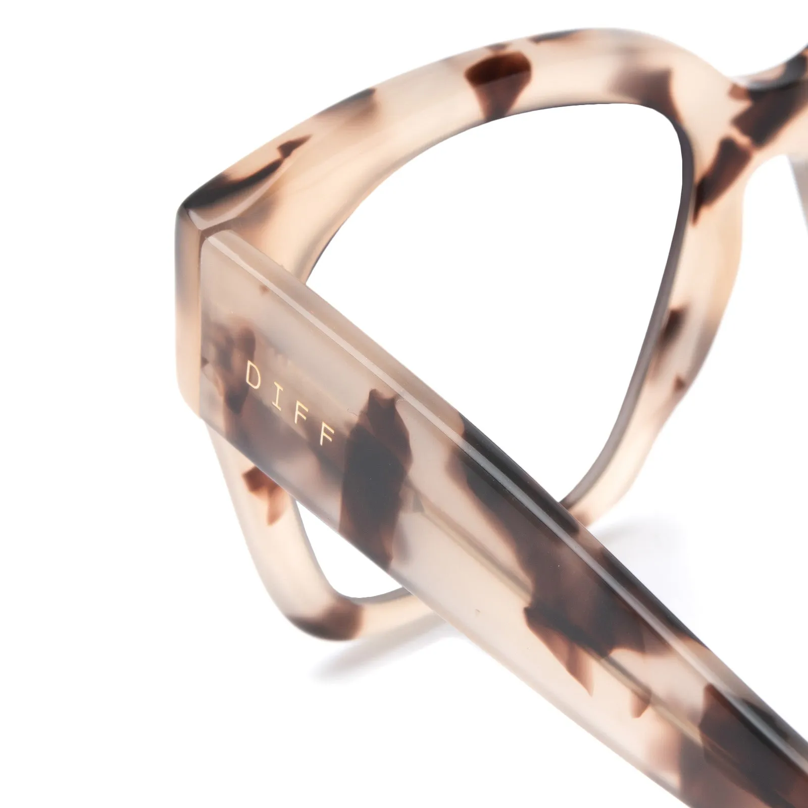 BELLA II - CREAM TORTOISE + GLASSES sold by Diff Eyewear product image thumbnail 4