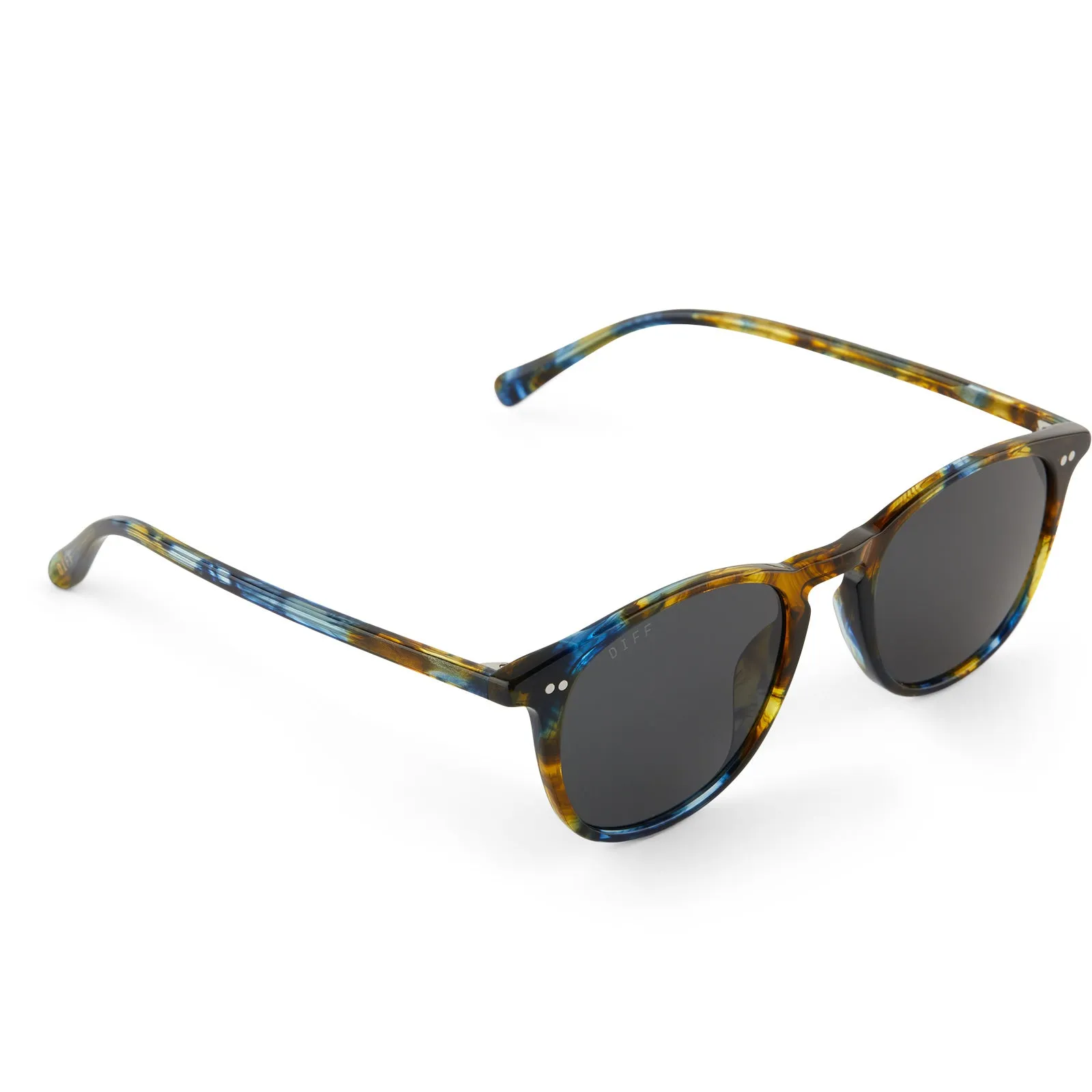 JAXSON XL - GLACIAL TORTOISE + GREY + POLARIZED SUNGLASSES sold by Diff Eyewear product image thumbnail 4
