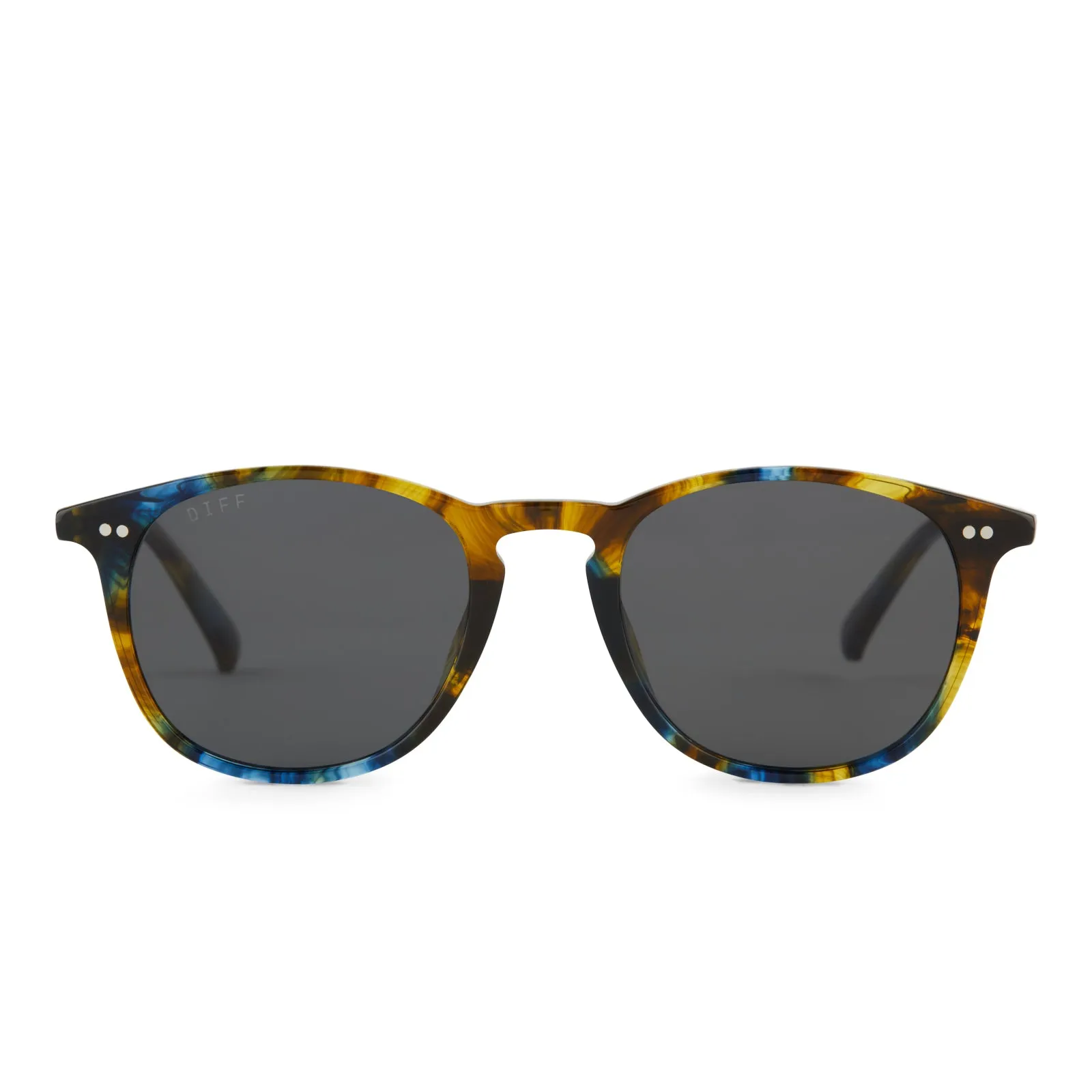 JAXSON XL - GLACIAL TORTOISE + GREY + POLARIZED SUNGLASSES sold by Diff Eyewear
