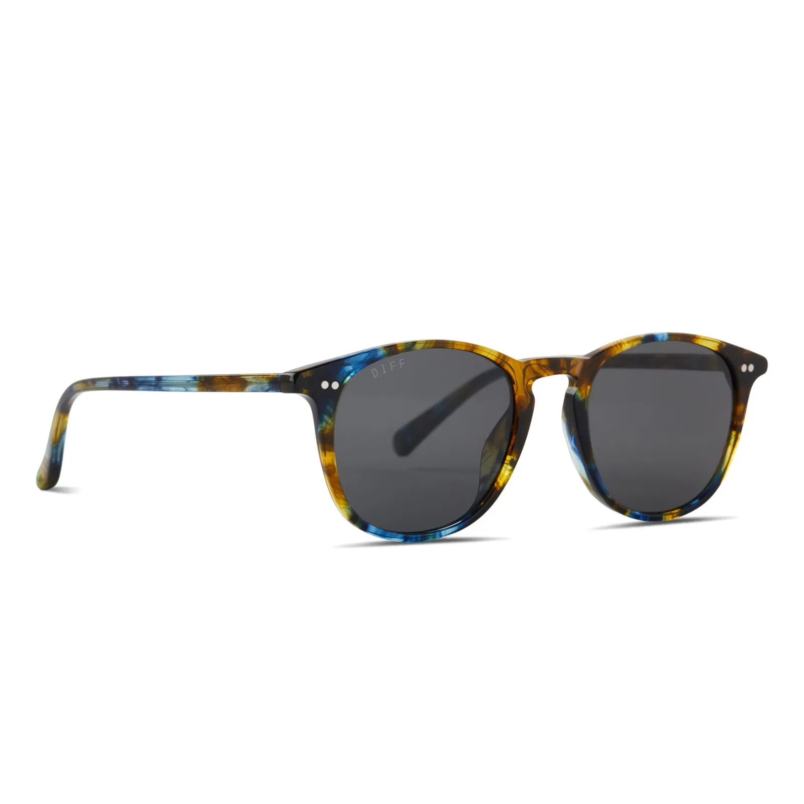 JAXSON XL - GLACIAL TORTOISE + GREY + POLARIZED SUNGLASSES sold by Diff Eyewear product image thumbnail 2