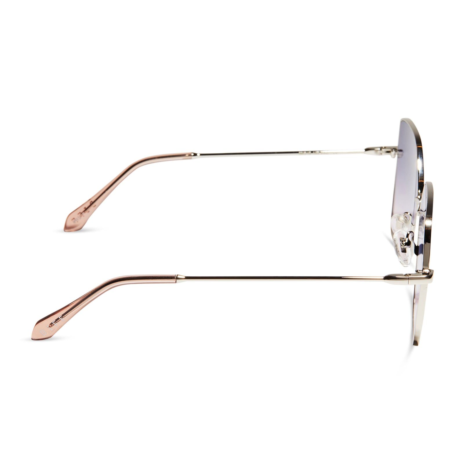 IRIS - SILVER + LAVENDER ROSE GRADIENT SUNGLASSES sold by Diff Eyewear product image thumbnail 3